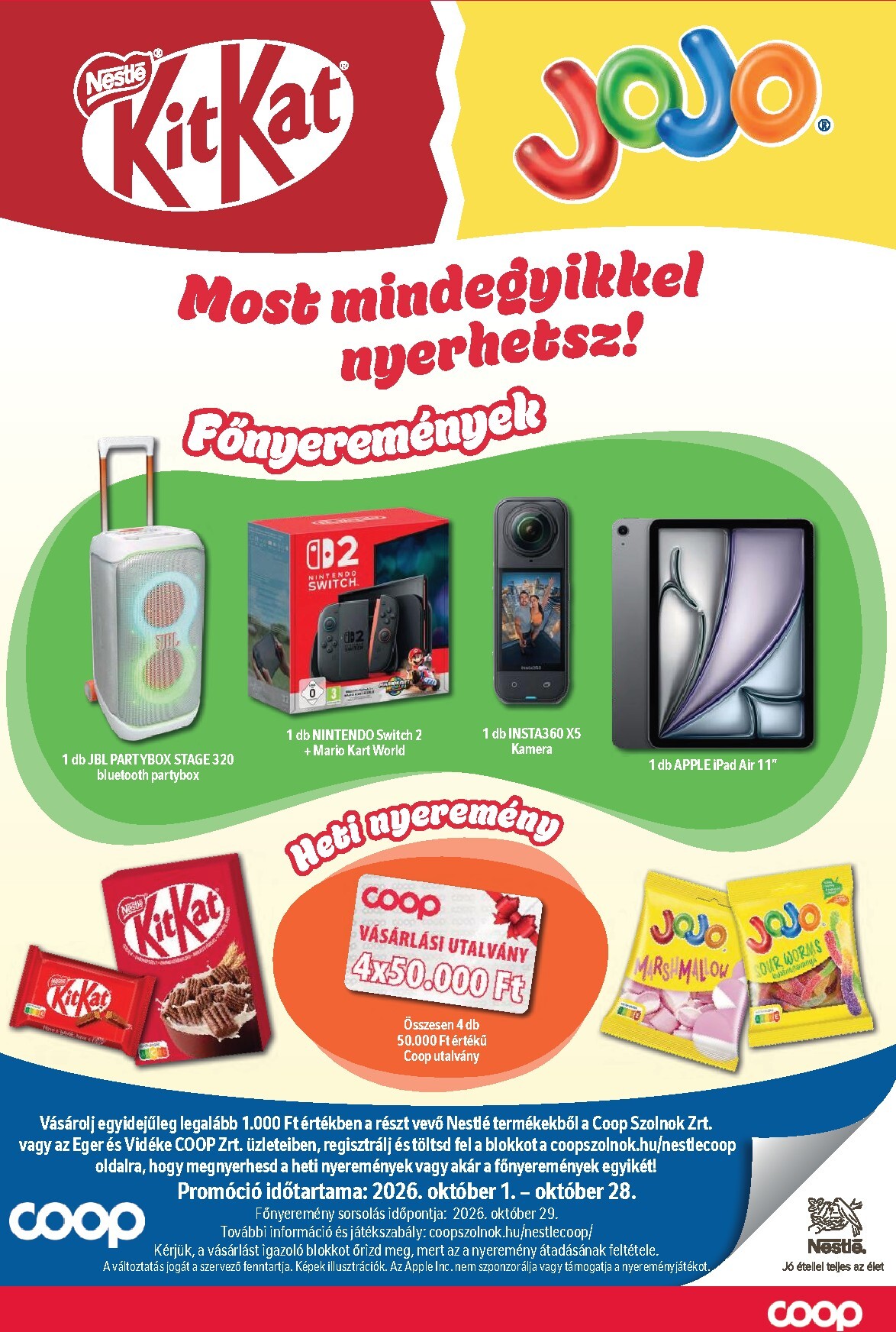 coop - Aktuális Coop - Szolnok/Eger és Vidéke szórólap érvényes csütörtöktől 2026.10.08.-től szerdától 2026.10.14.-ig - page: 8