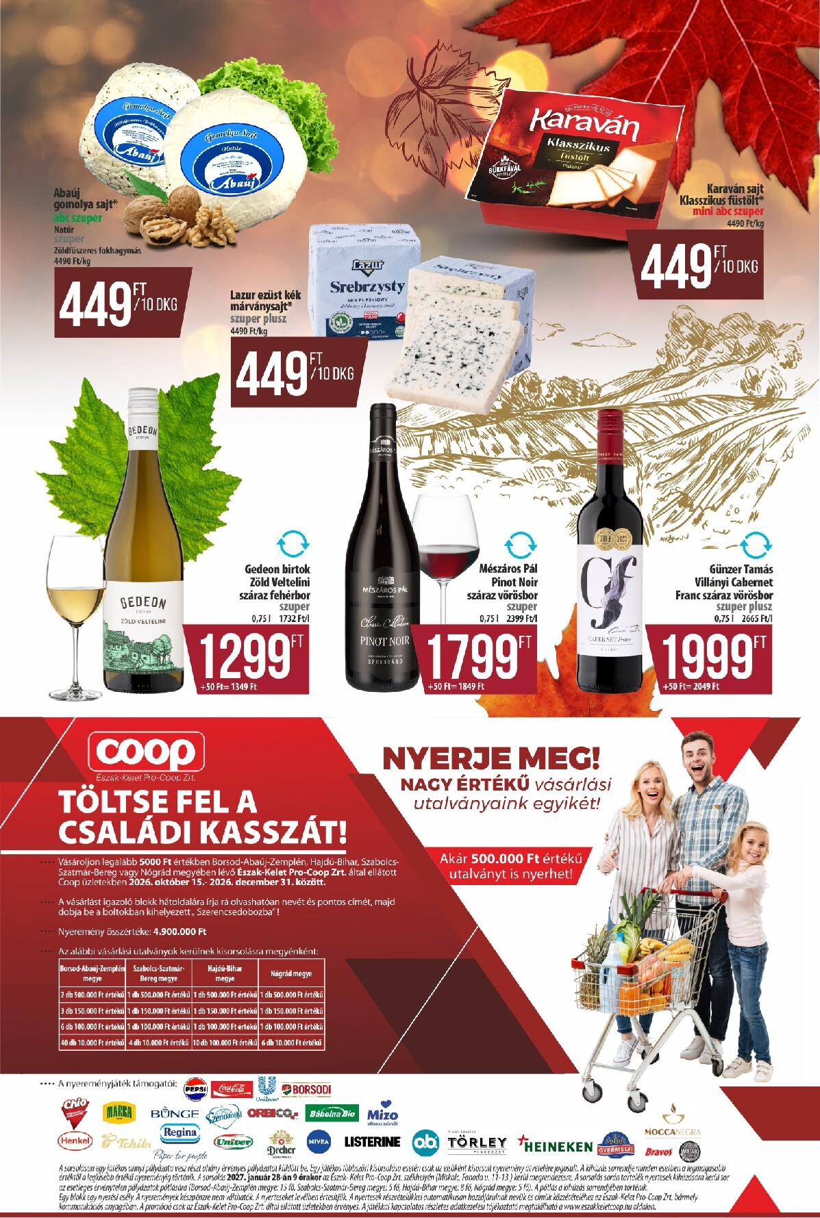 coop - A jövőbeli Coop - Észak-Kelet akciós újság csütörtöktől 2026.10.15.-tól szerdától 2026.10.21.-ig érvényes. - page: 9