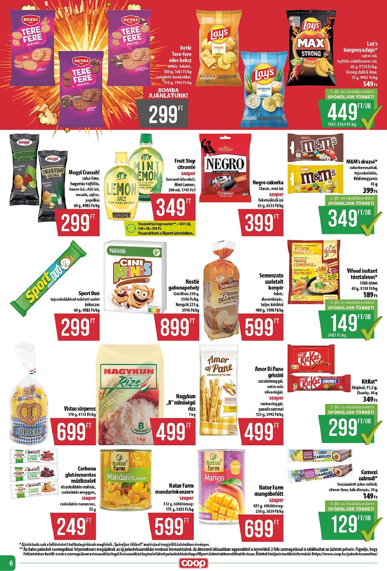 coop - A jövőbeli Coop - Abc-Szuper akciós újság csütörtöktől 2026.10.22.-tól szerdától 2026.10.28.-ig érvényes. - page: 6
