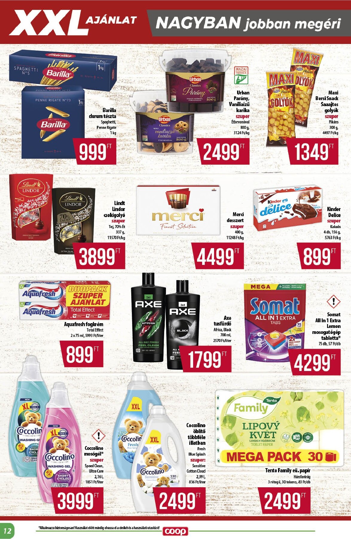 coop - A jövőbeli Coop - Alföld akciós újság csütörtöktől 2026.10.22.-tól szerdától 2026.10.28.-ig érvényes. - page: 12