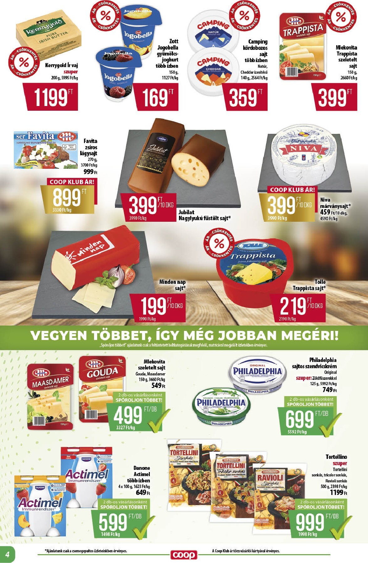 coop - A jövőbeli Coop - Alföld akciós újság csütörtöktől 2026.10.22.-tól szerdától 2026.10.28.-ig érvényes. - page: 4
