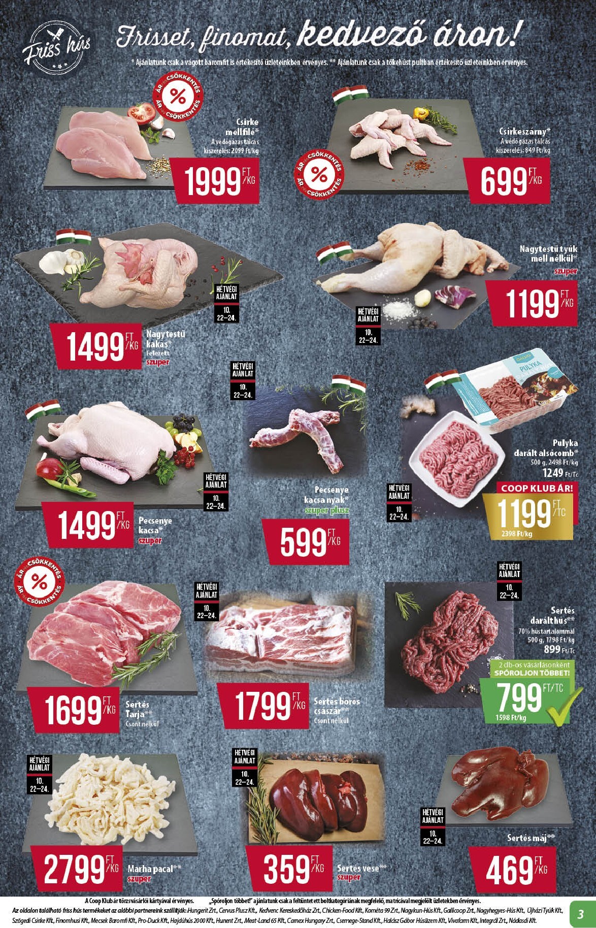 coop - A jövőbeli Coop - Alföld akciós újság csütörtöktől 2026.10.22.-tól szerdától 2026.10.28.-ig érvényes. - page: 3