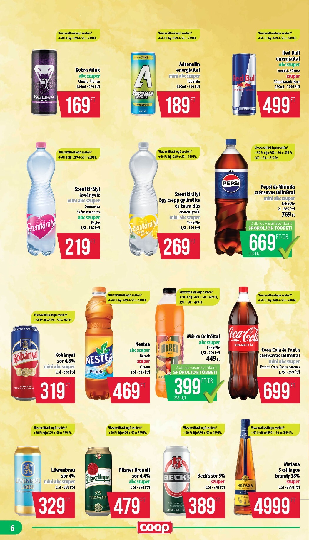 coop - A jövőbeli Coop - Nyírzem/Szabolcs akciós újság csütörtöktől 2026.10.22.-tól szerdától 2026.10.28.-ig érvényes. - page: 6