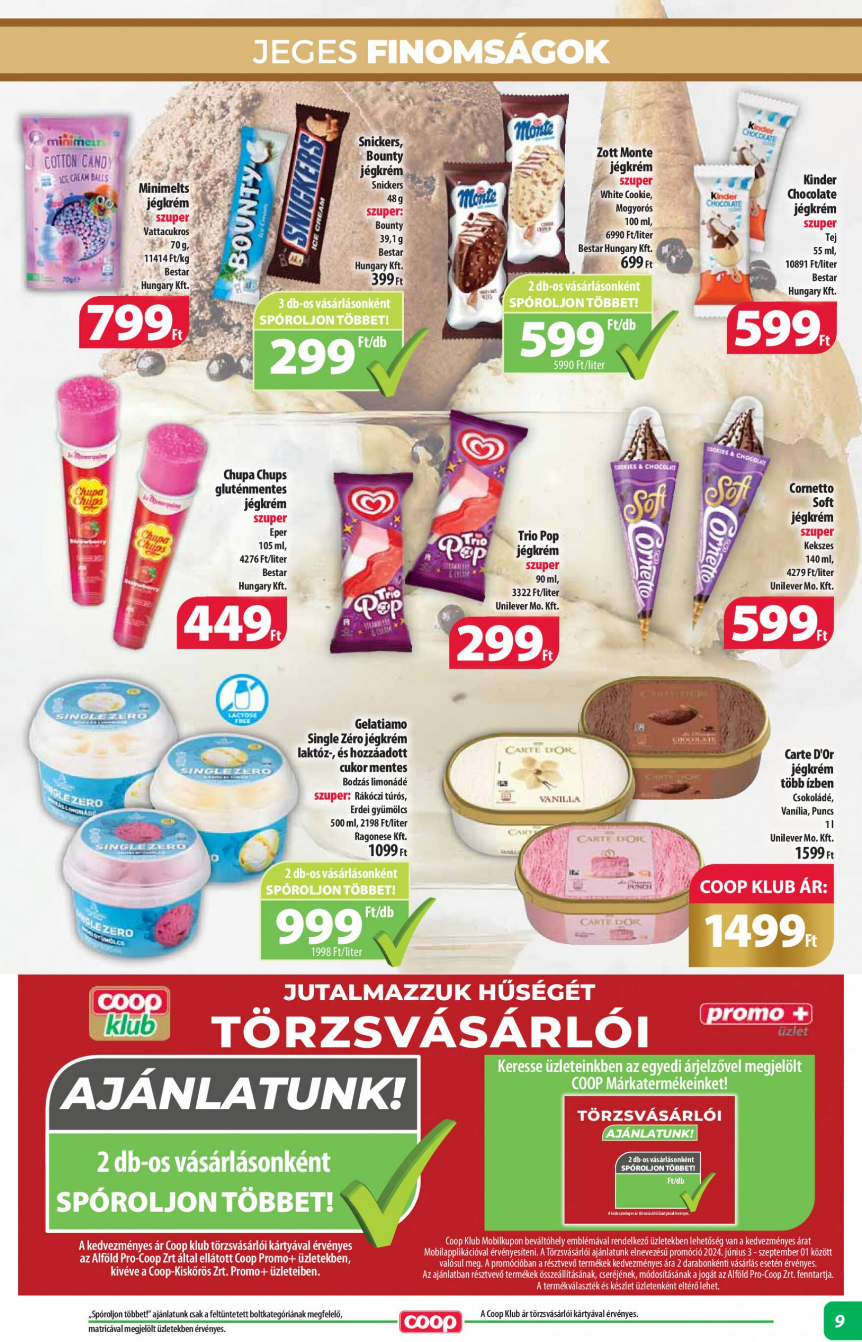 coop - Aktuális újság Coop - Abc Szuper 07.18. - 07.24. - page: 9