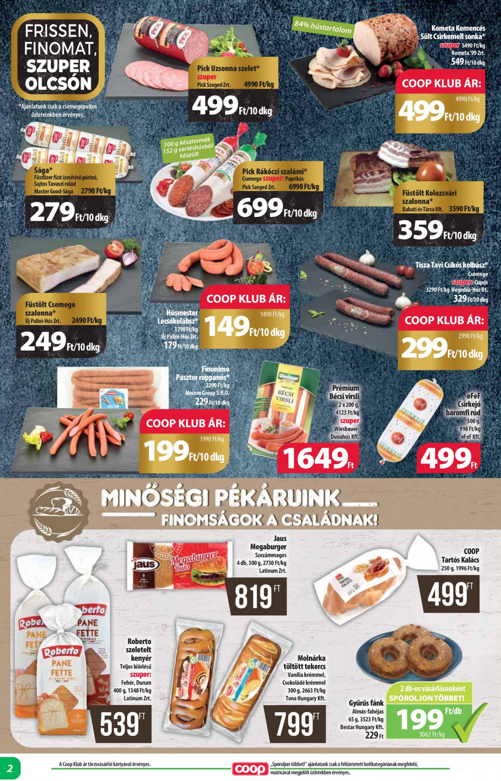 coop - Aktuális újság Coop - Abc Szuper 07.18. - 07.24. - page: 2