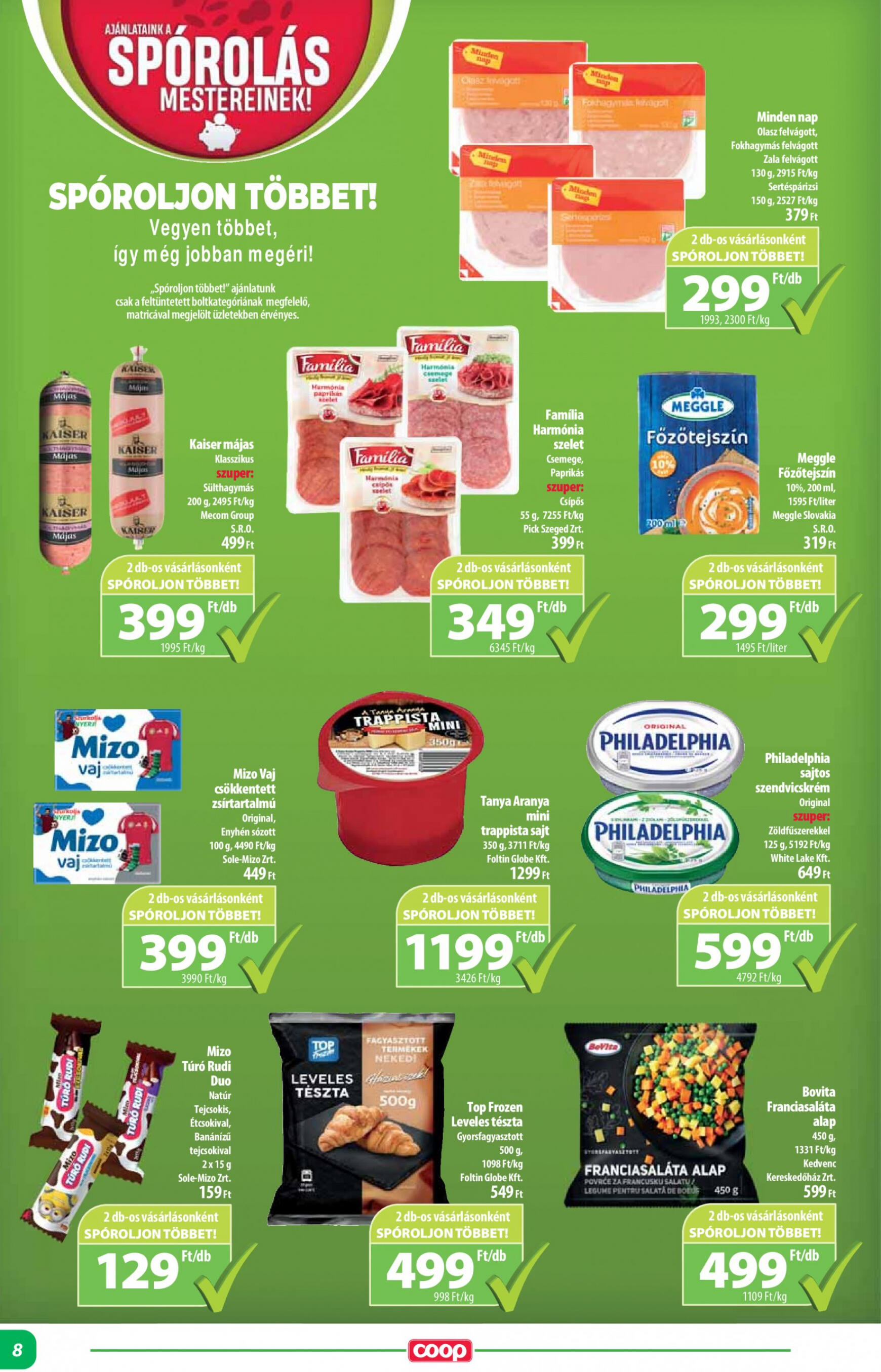 coop - Aktuális újság Coop - Abc Szuper 07.18. - 07.24. - page: 8