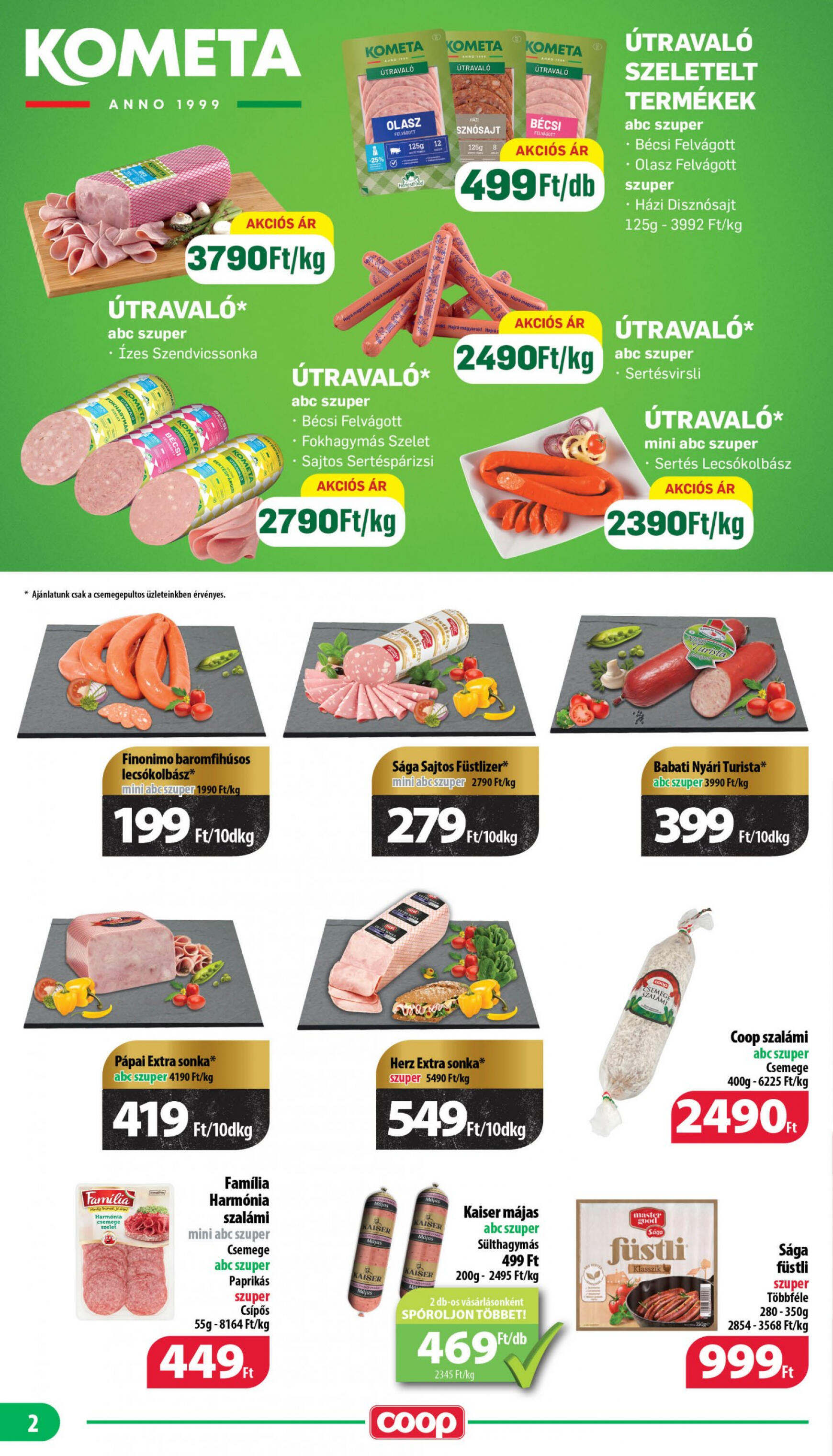 coop - Aktuális újság Coop - Mini Abc Szuper Mecsek 07.18. - 07.24. - page: 2