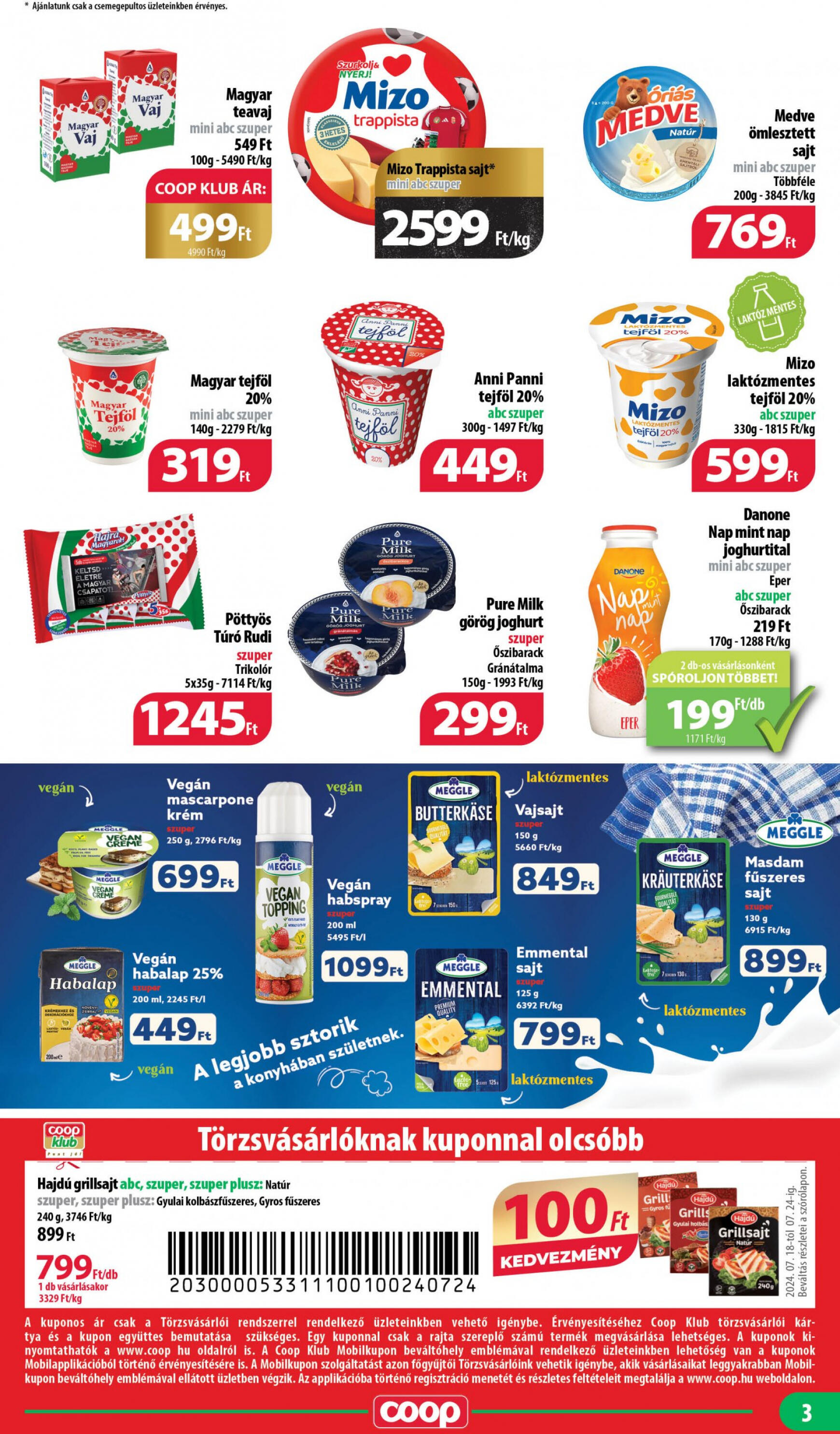 coop - Aktuális újság Coop - Mini Abc Szuper Mecsek 07.18. - 07.24. - page: 3