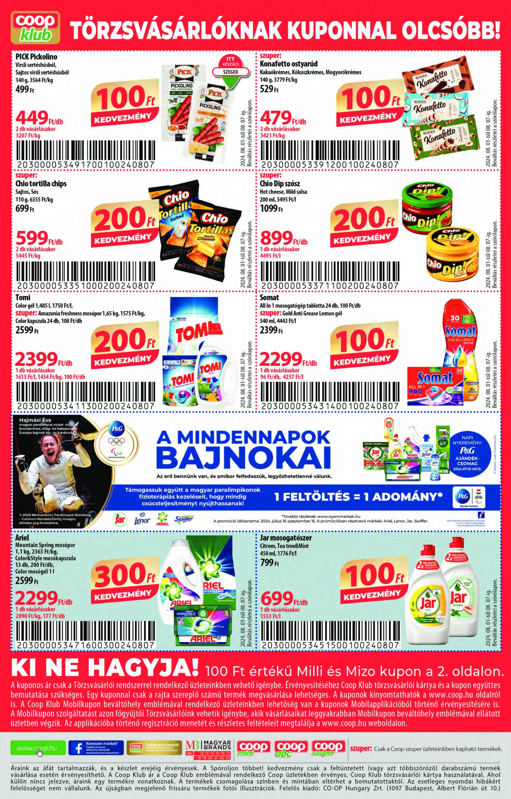 coop - Aktuális újság Coop - Abc Szuper 08.01. - 08.07. - page: 8