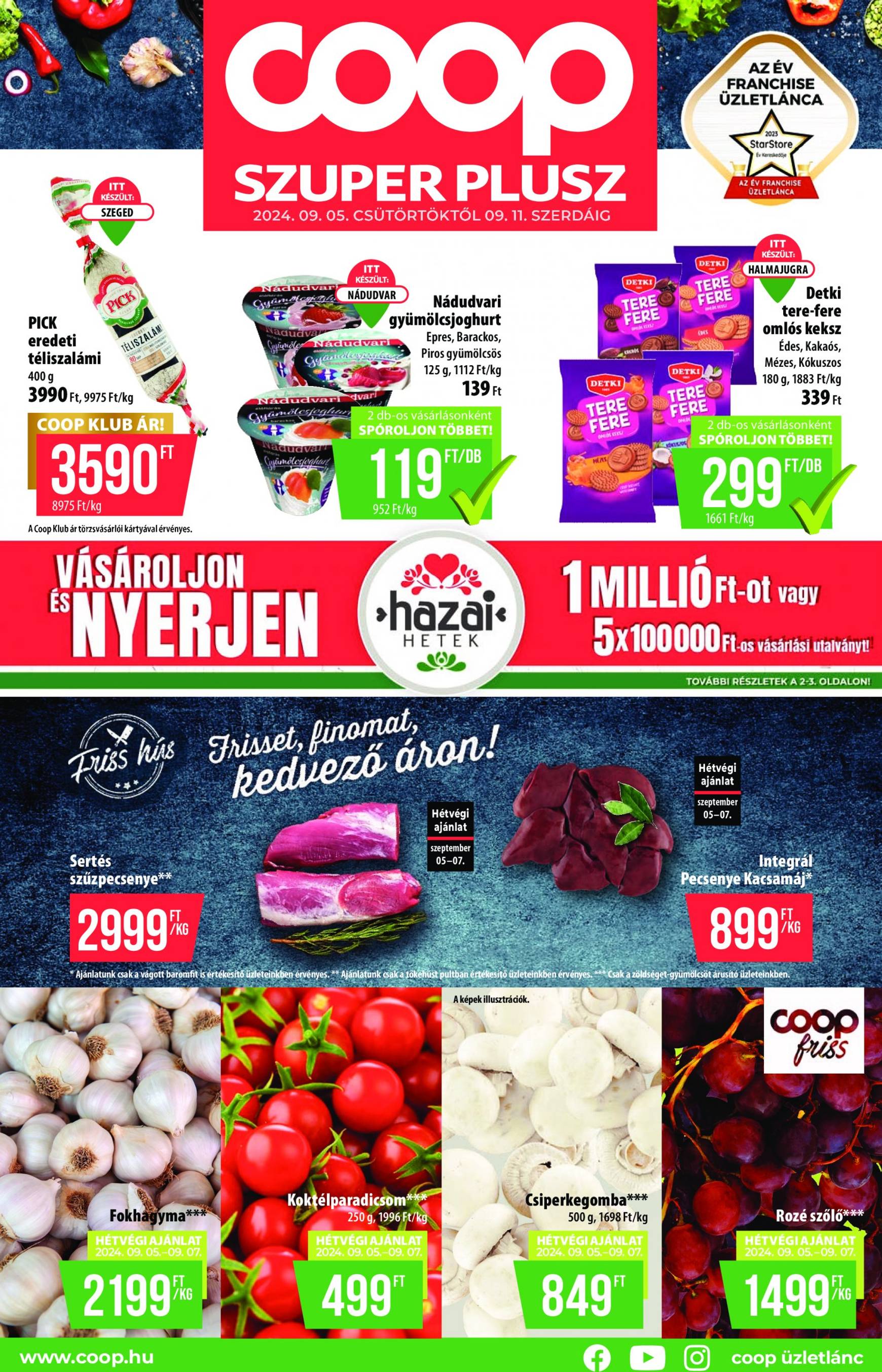 coop - Aktuális újság Coop - Szuper Plusz 09.05. - 09.11.