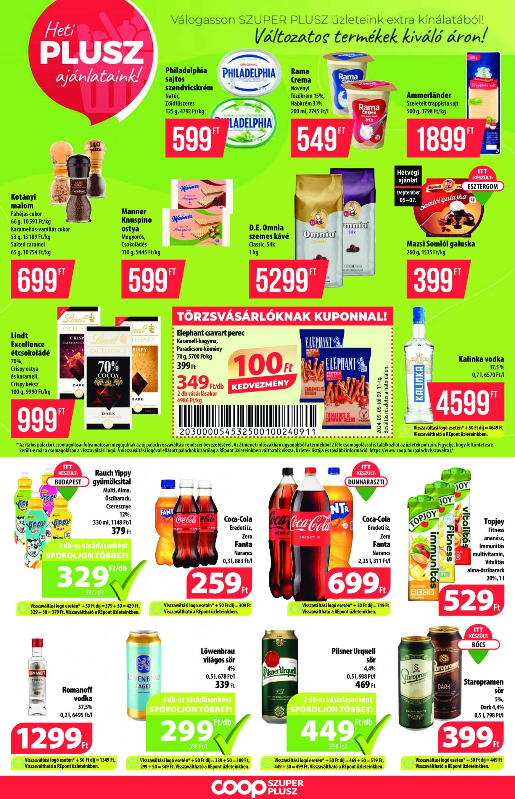 coop - Aktuális újság Coop - Szuper Plusz 09.05. - 09.11. - page: 10