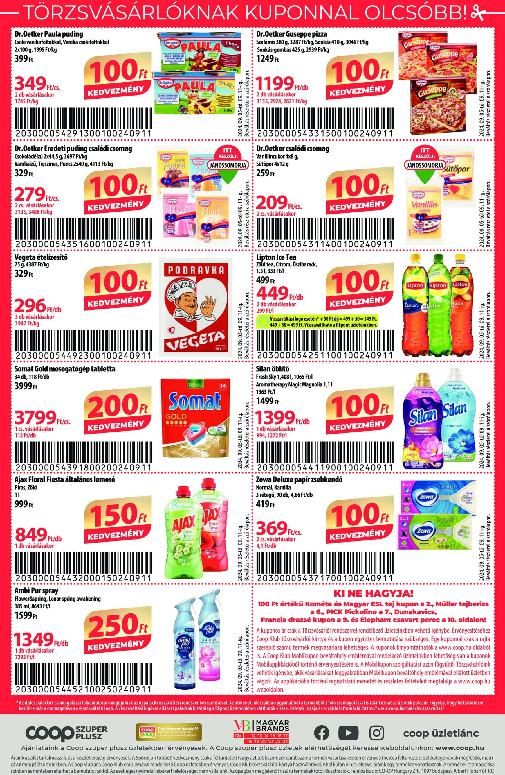 coop - Aktuális újság Coop - Szuper Plusz 09.05. - 09.11. - page: 12