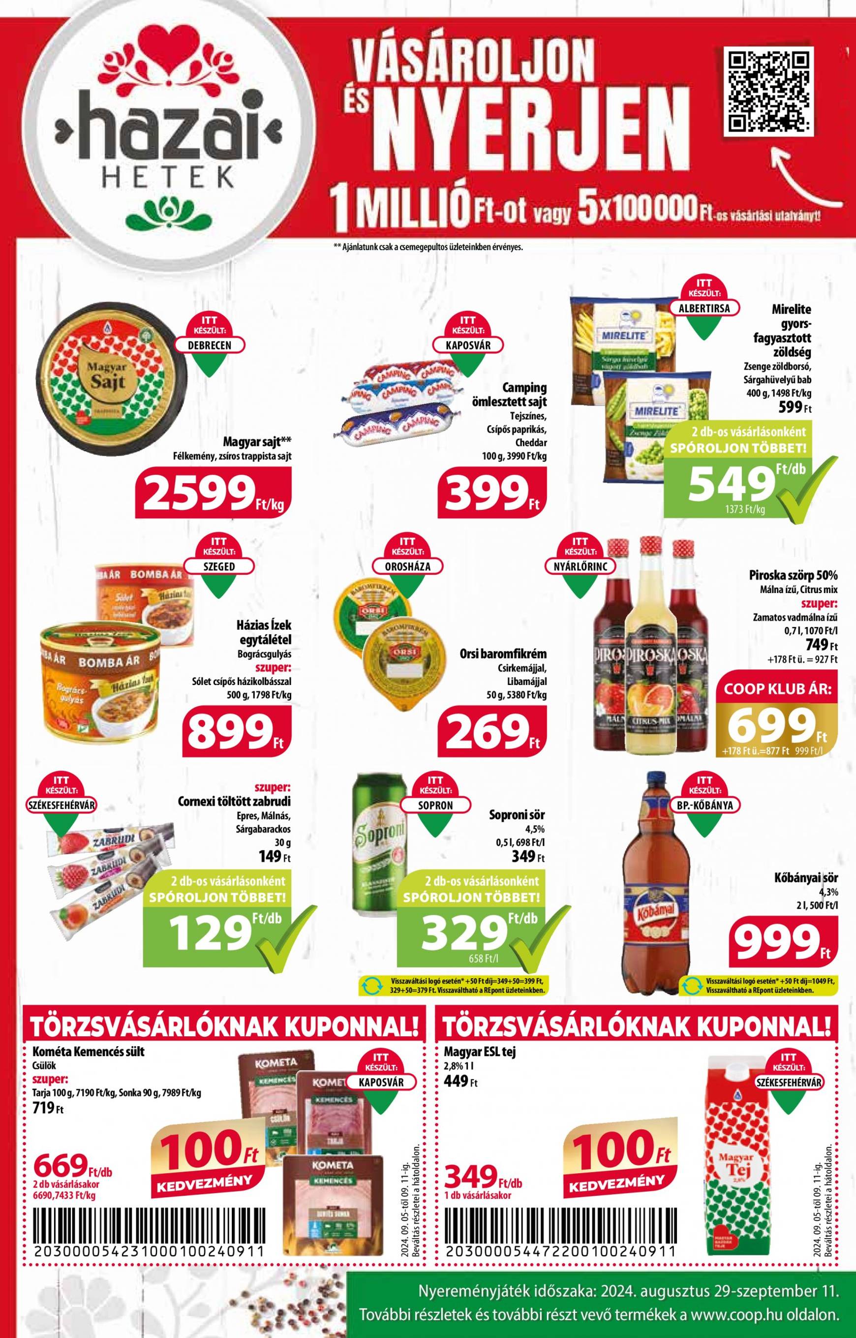 coop - Aktuális újság Coop - Abc-Szuper 09.05. - 09.11. - page: 2