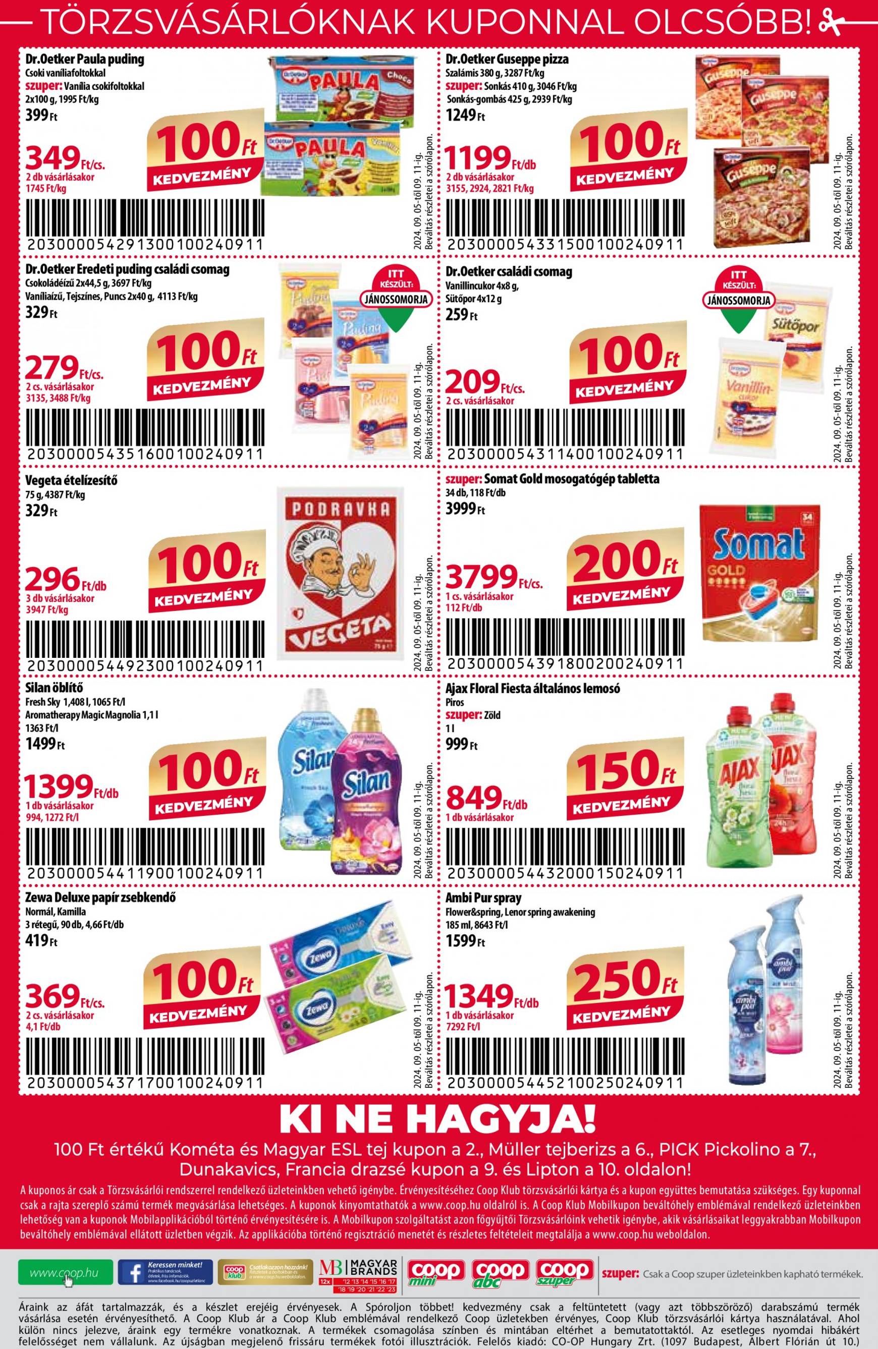 coop - Aktuális újság Coop - Abc-Szuper 09.05. - 09.11. - page: 12