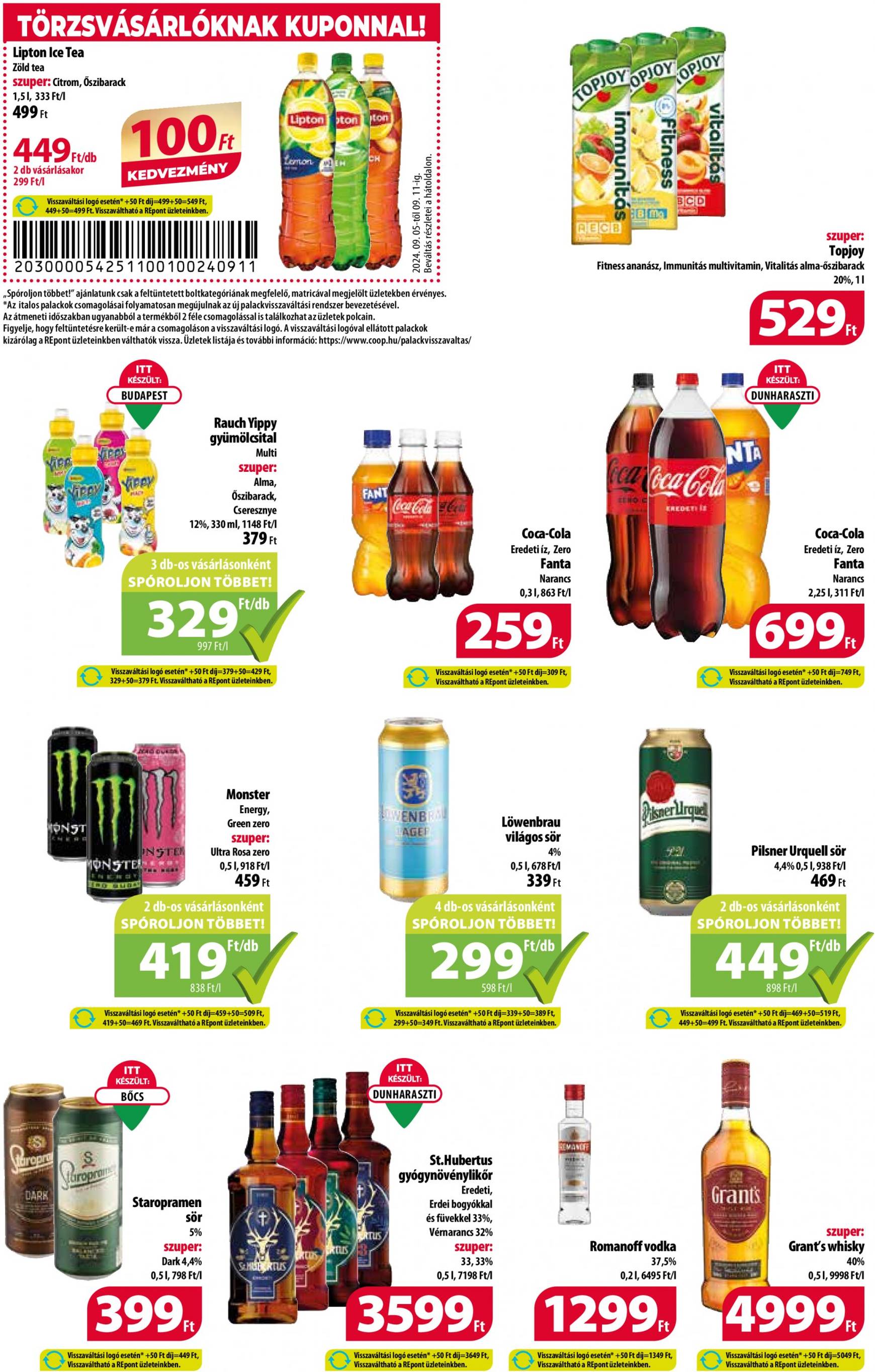 coop - Aktuális újság Coop - Abc-Szuper 09.05. - 09.11. - page: 10