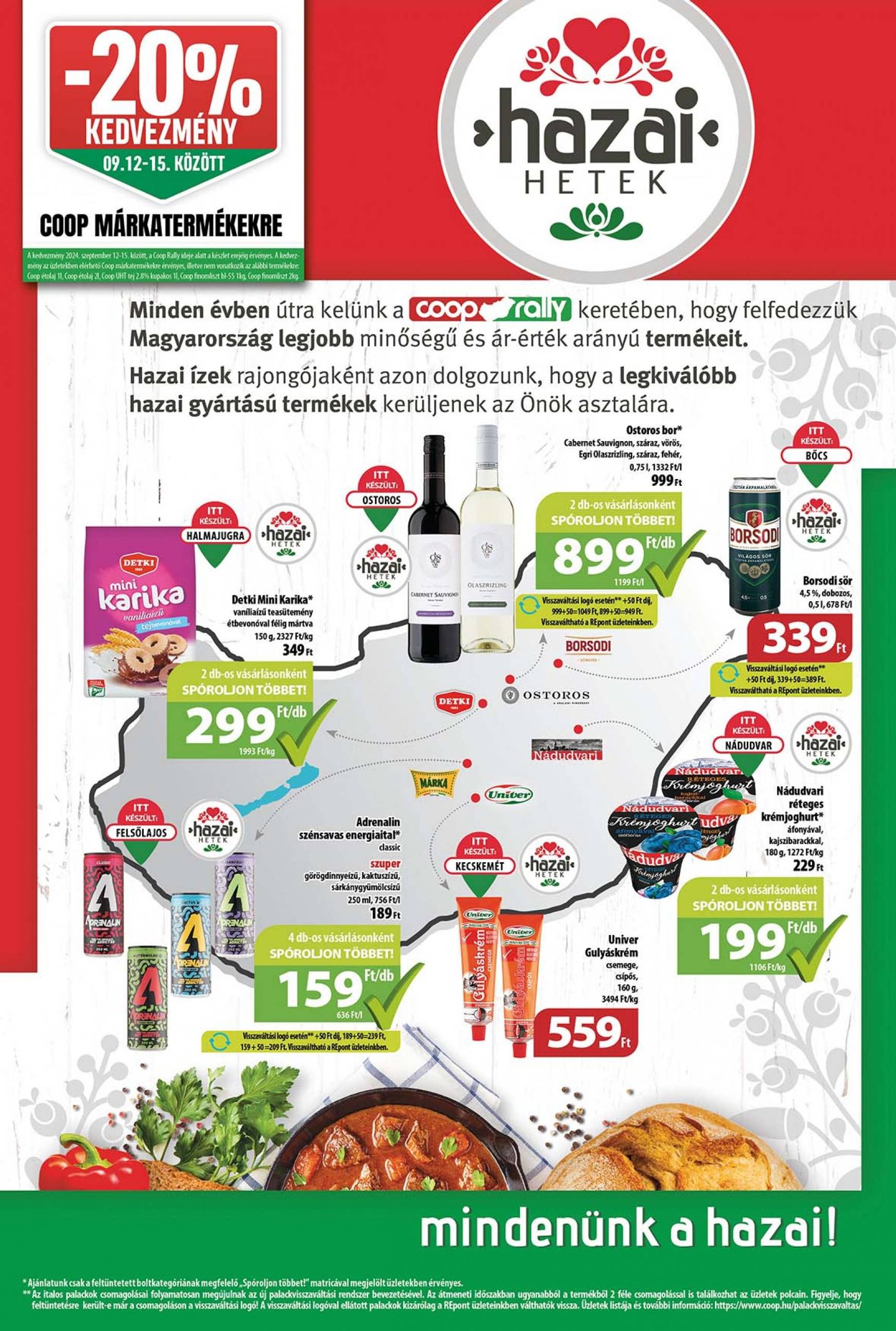 coop - Aktuális újság Coop - Tisza - Abc-Szuper 09.12. - 09.18. - page: 2