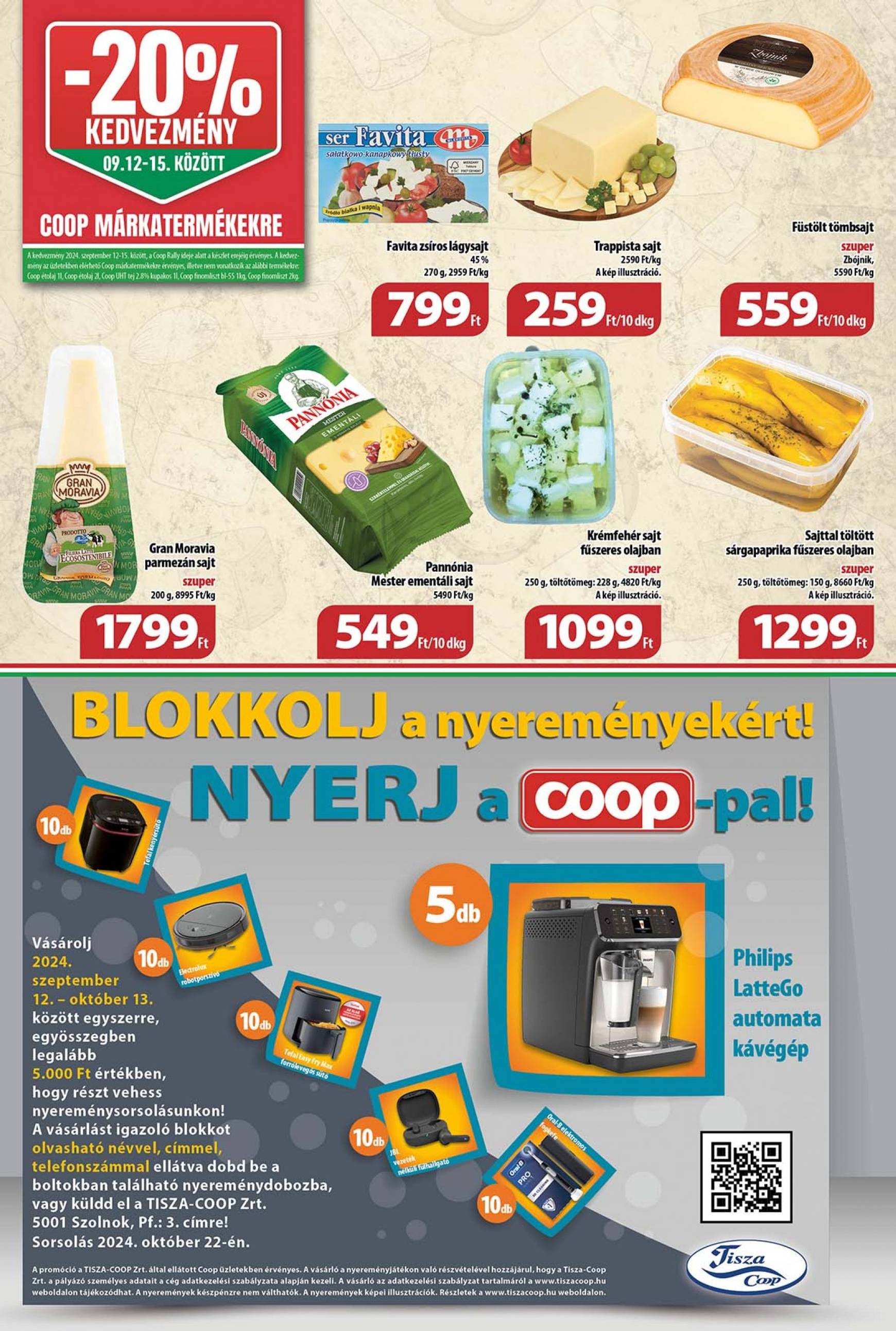 coop - Aktuális újság Coop - Tisza - Abc-Szuper 09.12. - 09.18. - page: 4