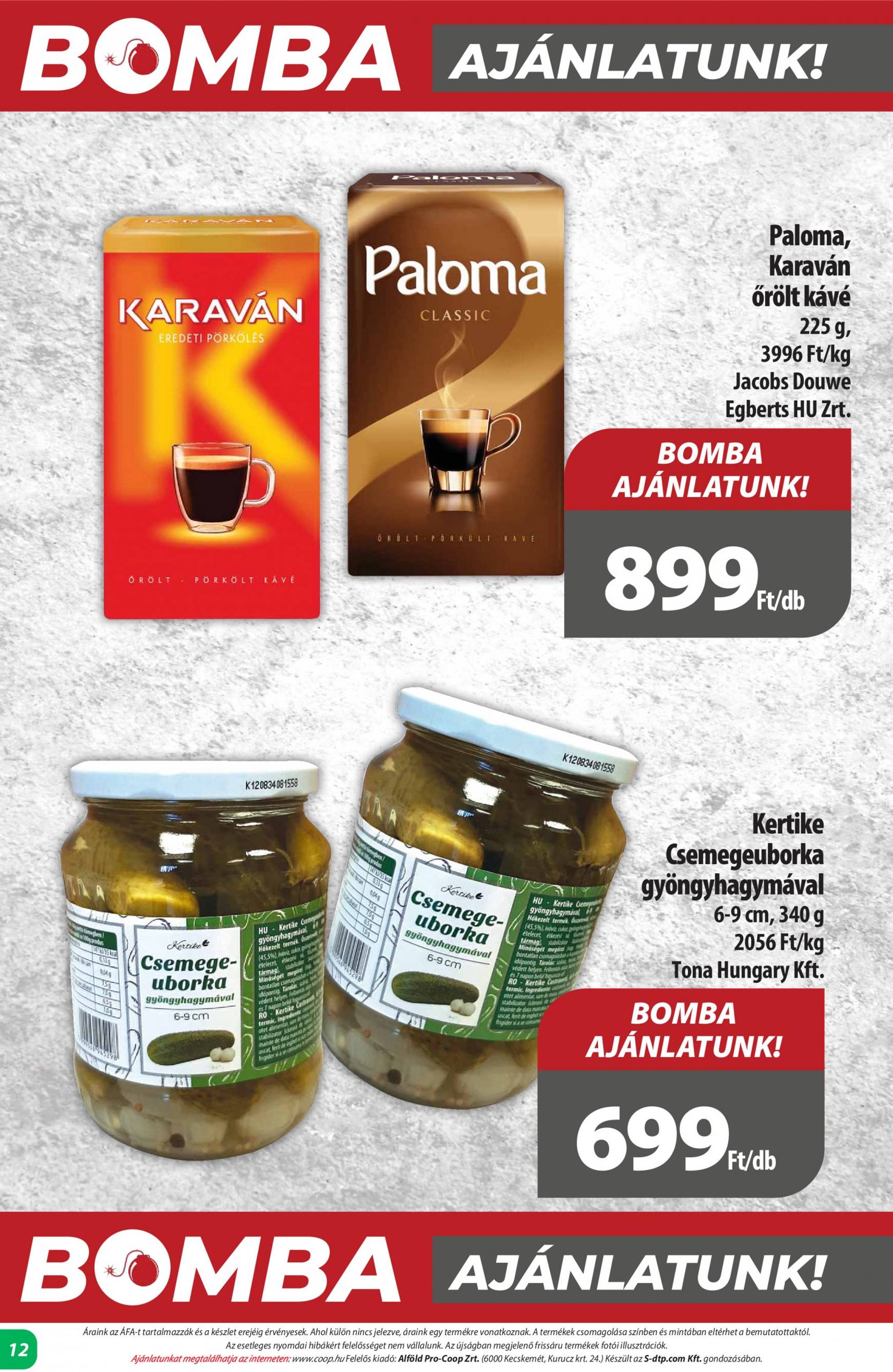 coop - Aktuális újság Coop - Abc Szuper Alföld 09.12. - 09.18. - page: 12