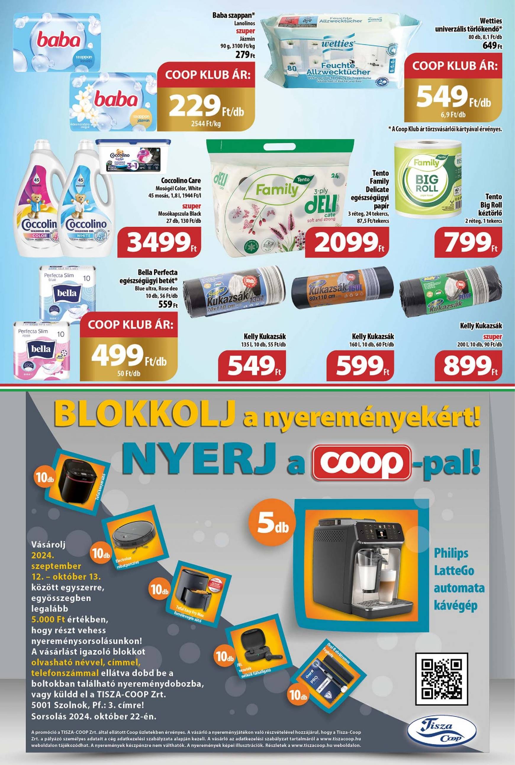 coop - Aktuális újság Coop - Tisza - Abc-Szuper 09.19. - 09.25. - page: 7