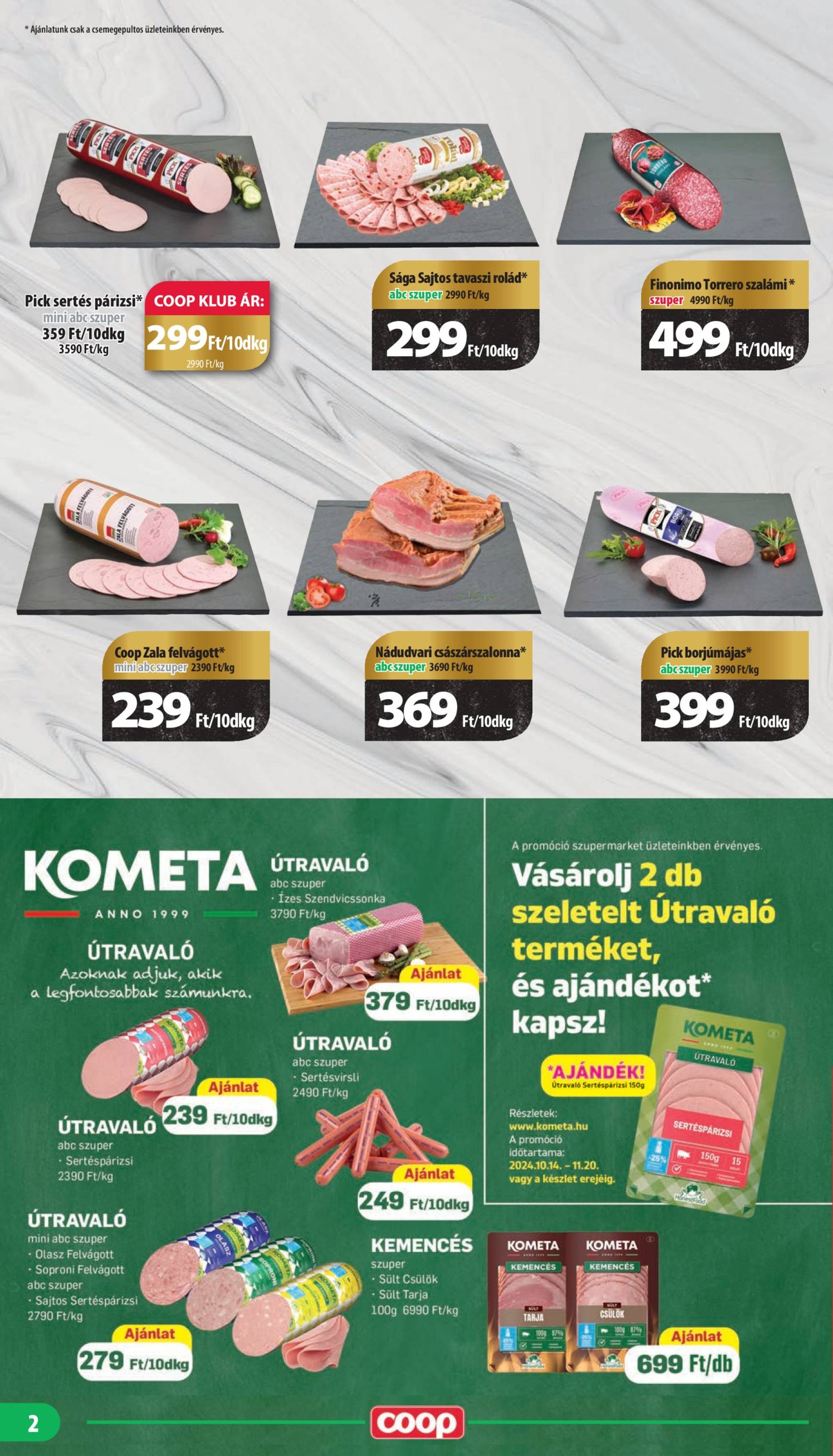 coop - Coop - Mecsek akciós újság, érvényes 10.17. - 10.22. - page: 2