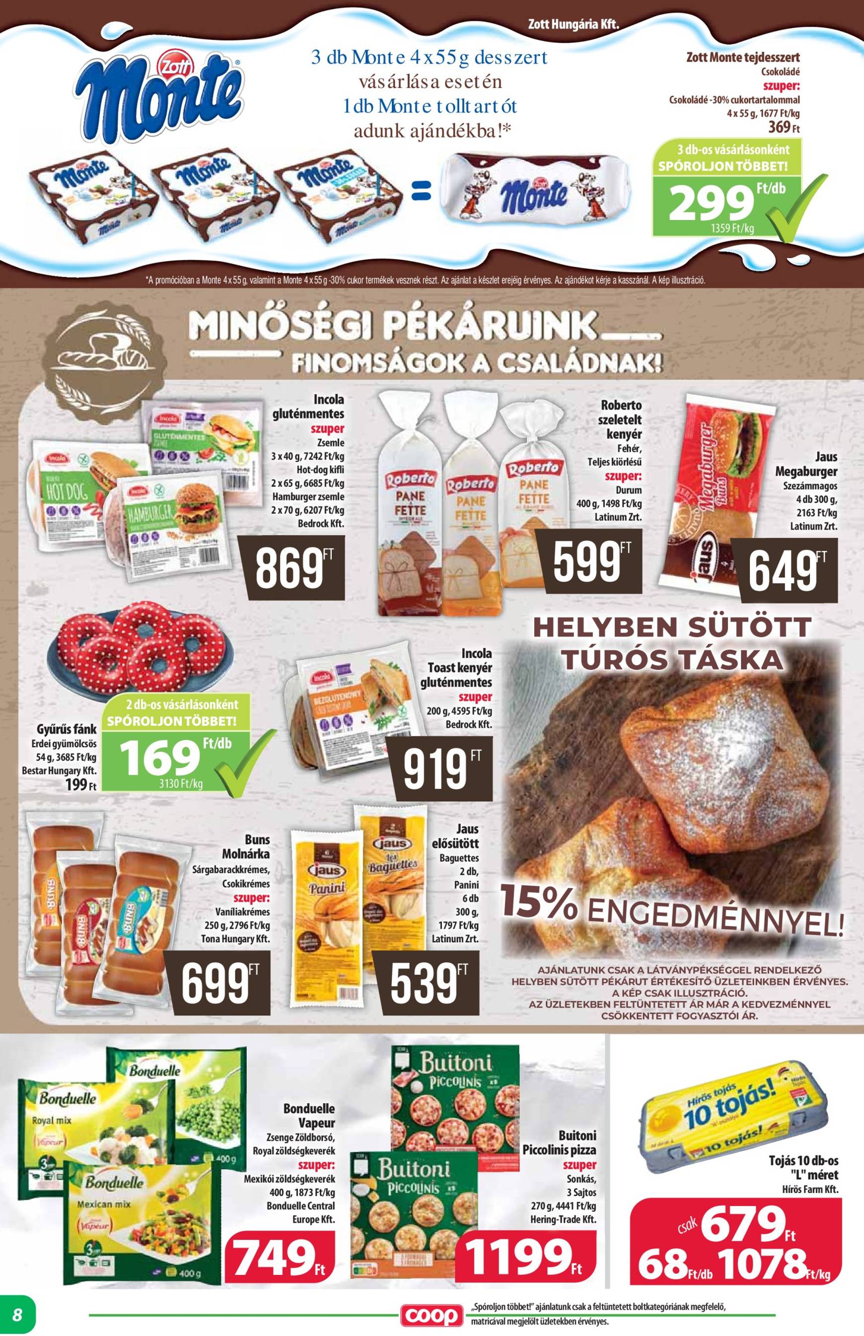 coop - Coop - Abc-Szuper akciós újság, érvényes 10.17. - 10.22. - page: 8