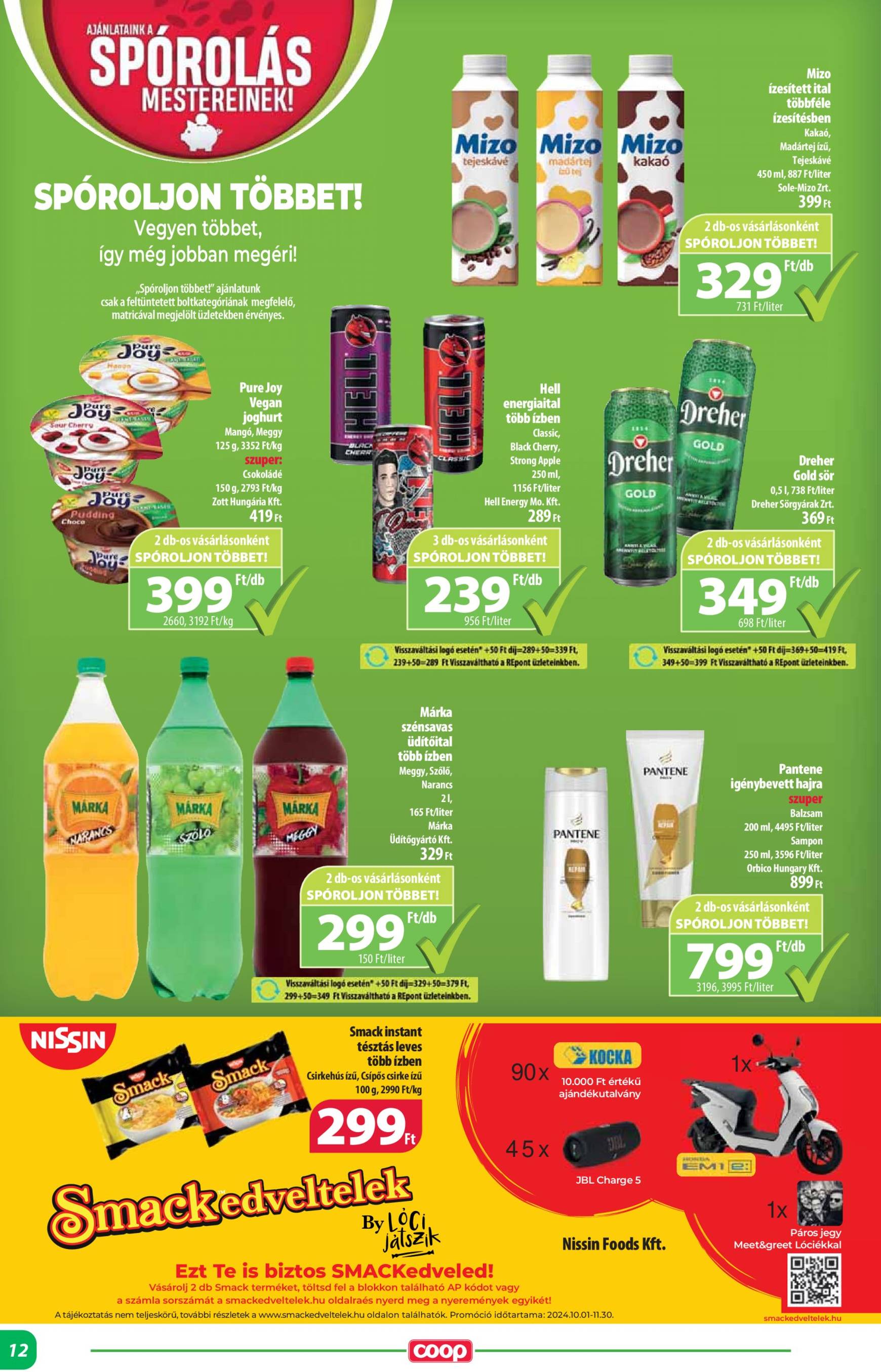 coop - Coop - Abc-Szuper akciós újság, érvényes 10.17. - 10.22. - page: 12