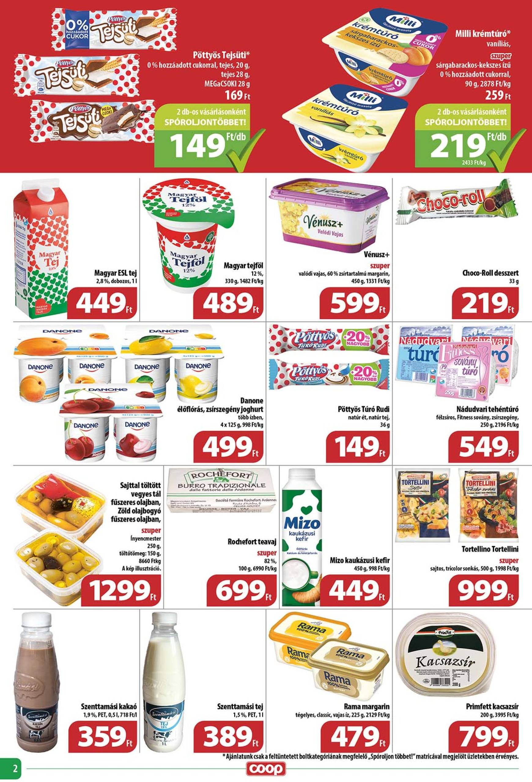 coop - Coop - Tisza - Abc-Szuper akciós újság, érvényes 10.24. - 10.30. - page: 2