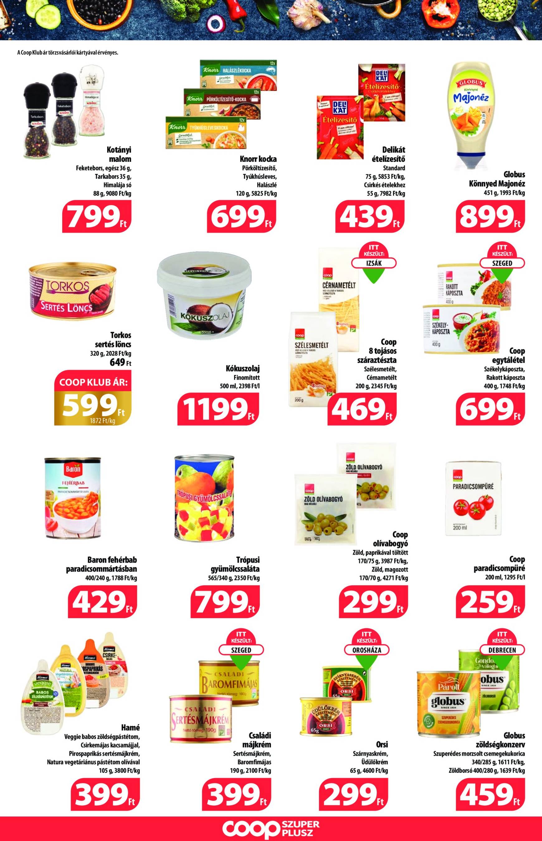 coop - Coop - Szuper Plus akciós újság, érvényes 10.31. - 11.06. - page: 6