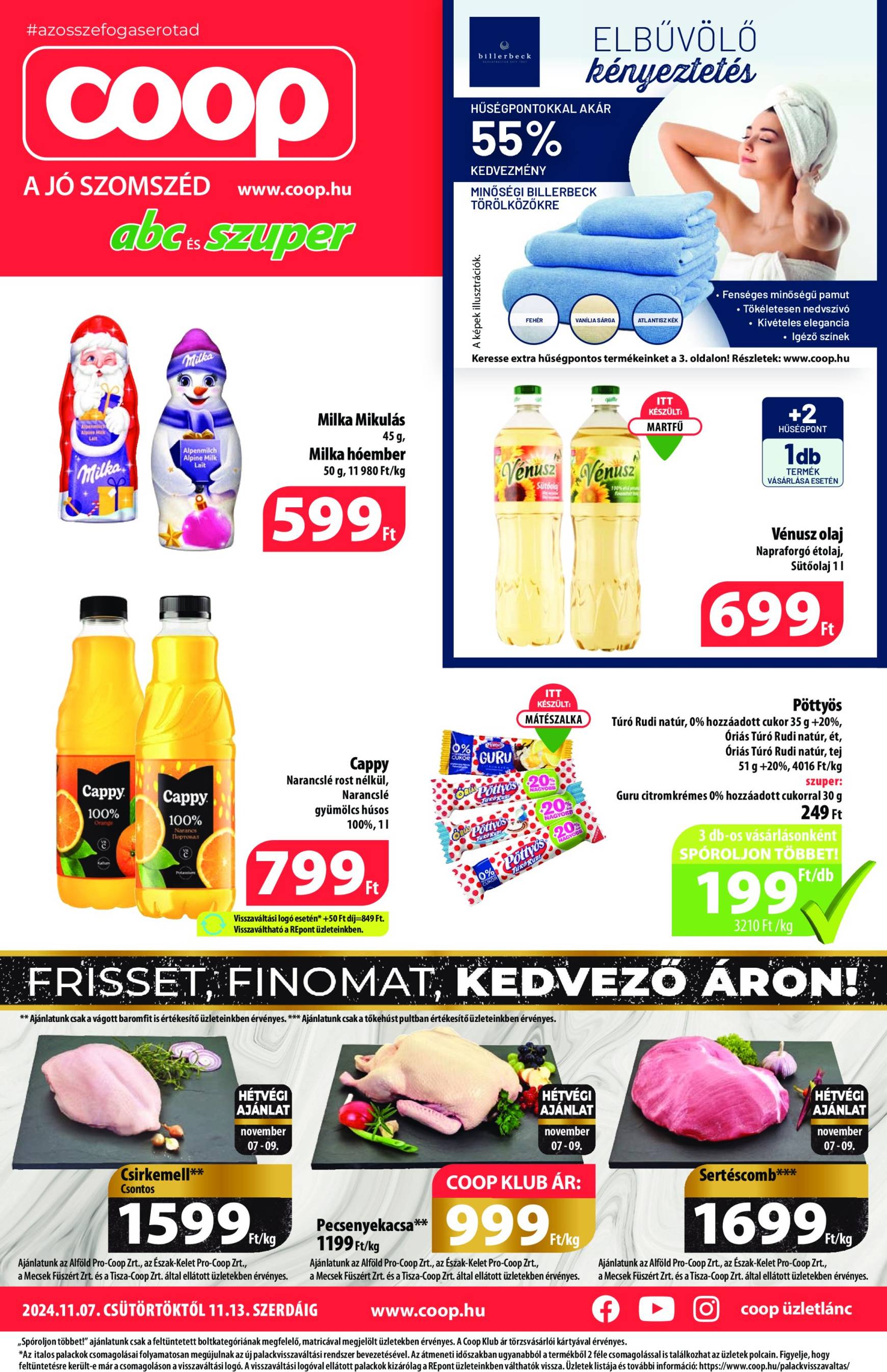 coop - Coop - Abc-Szuper akciós újság, érvényes 11.07. - 11.13.