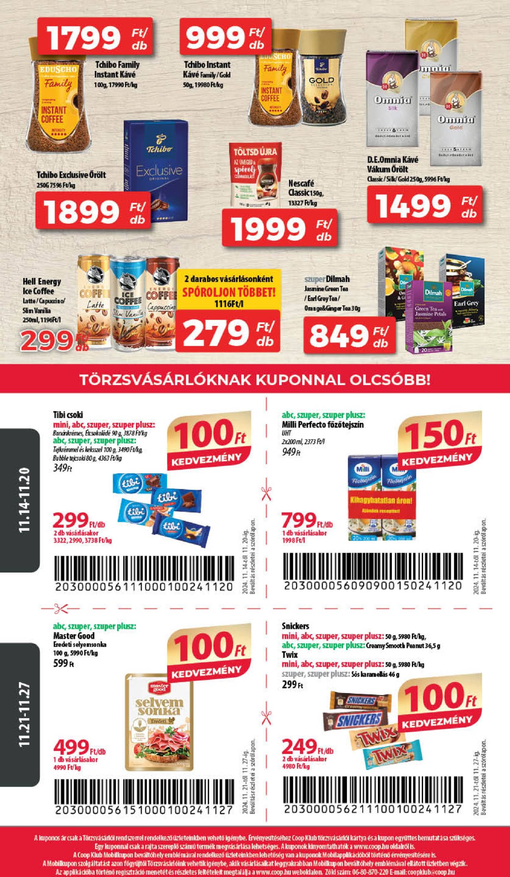 coop - Coop - Abc Szuper akciós újság, érvényes 11.14. - 11.27. - page: 12