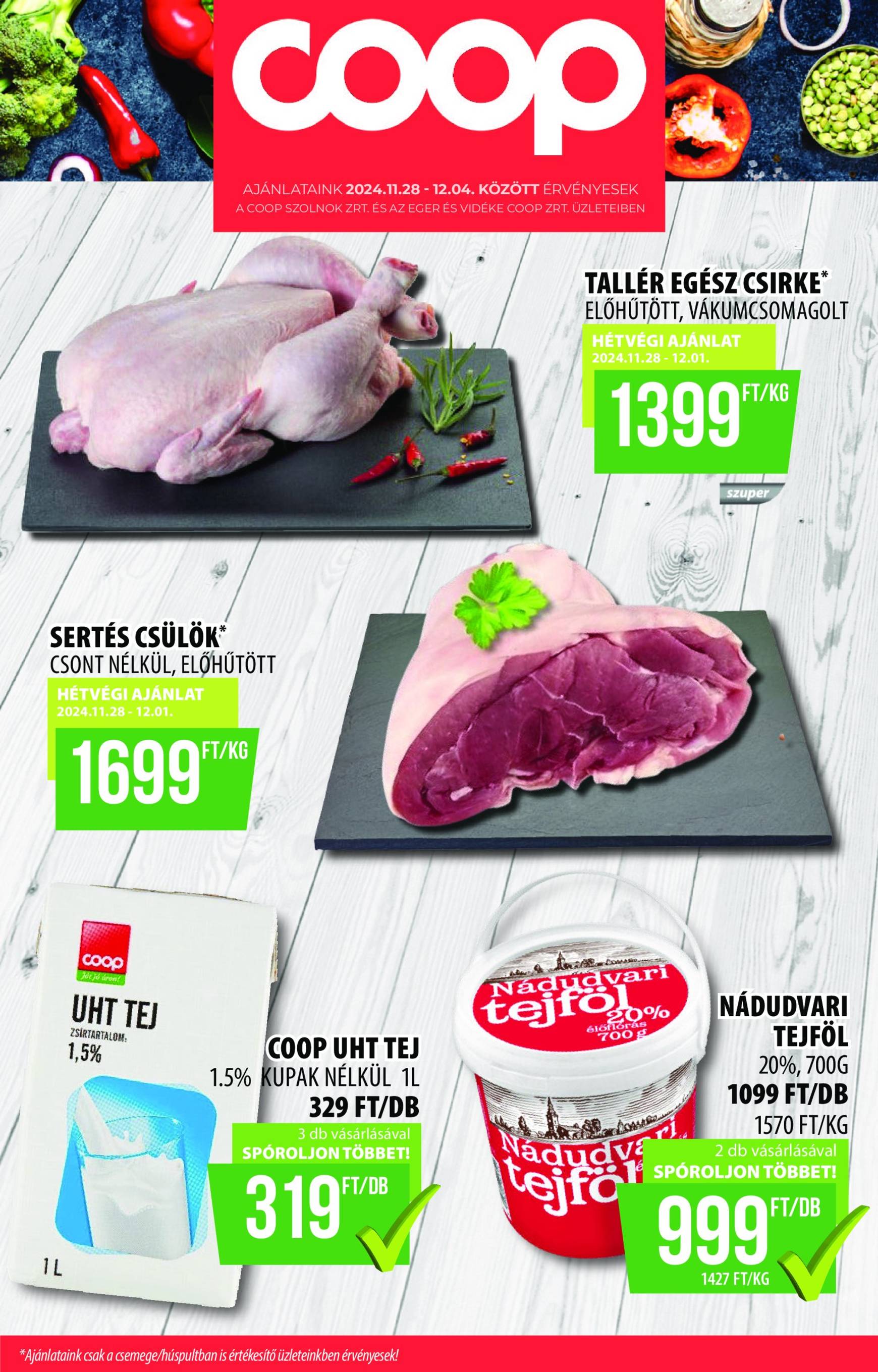 coop - Coop - Szolnok akciós újság, érvényes 11.28. - 12.04.