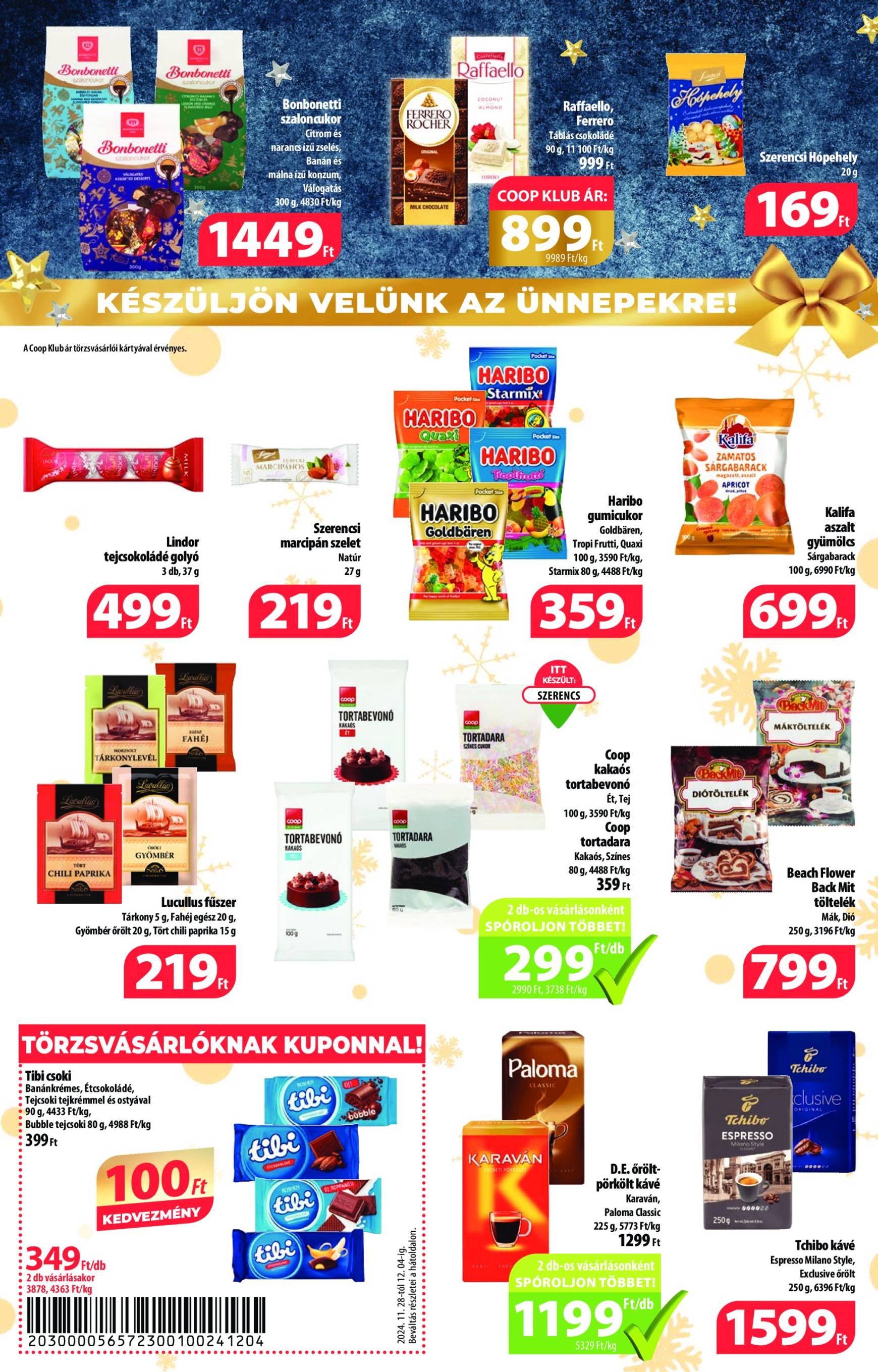 coop - Coop - Szuper Plusz akciós újság, érvényes 11.28. - 12.04. - page: 6