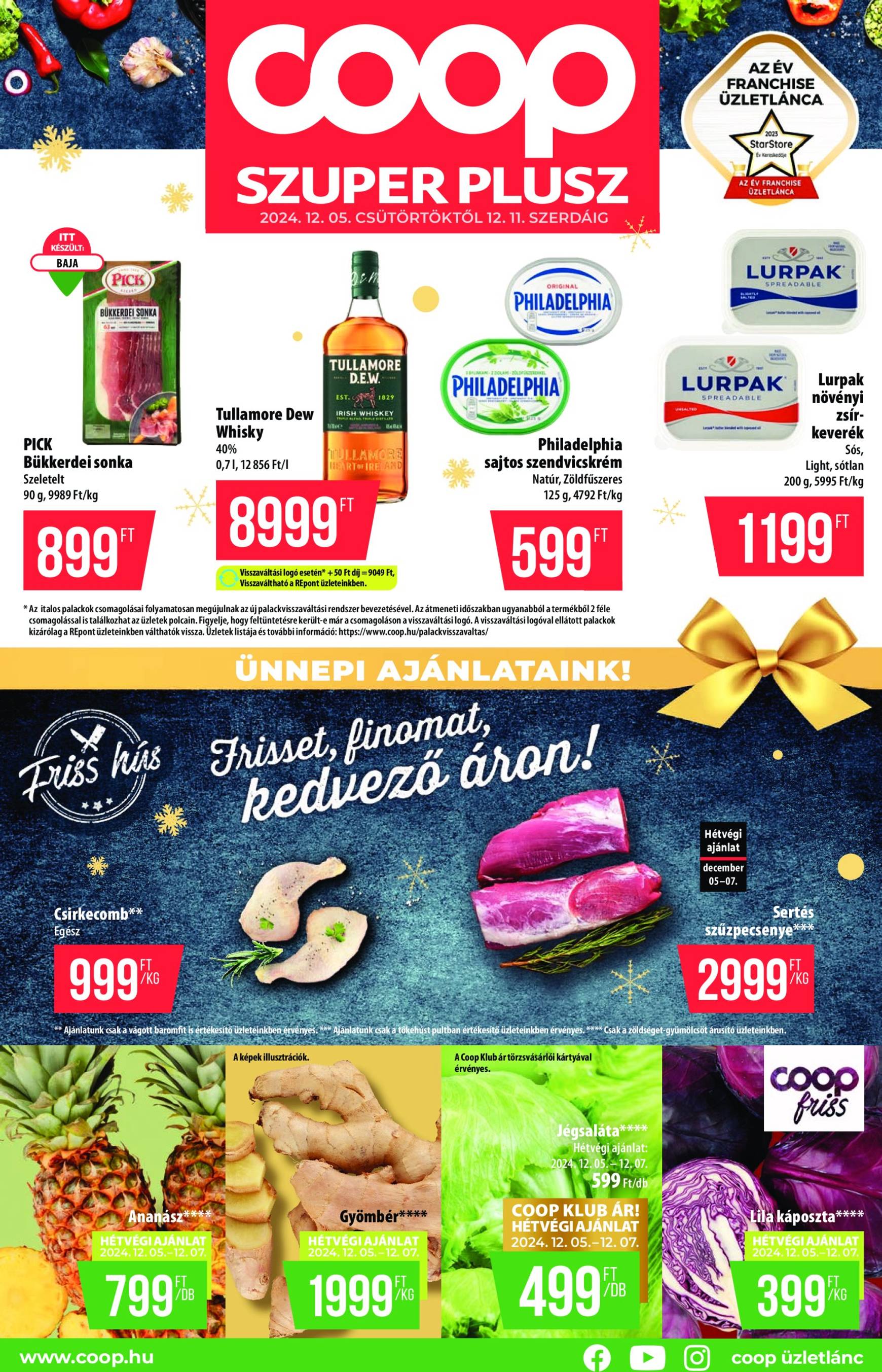 coop - Coop - Szuper Plusz akciós újság, érvényes 12.05. - 12.11.