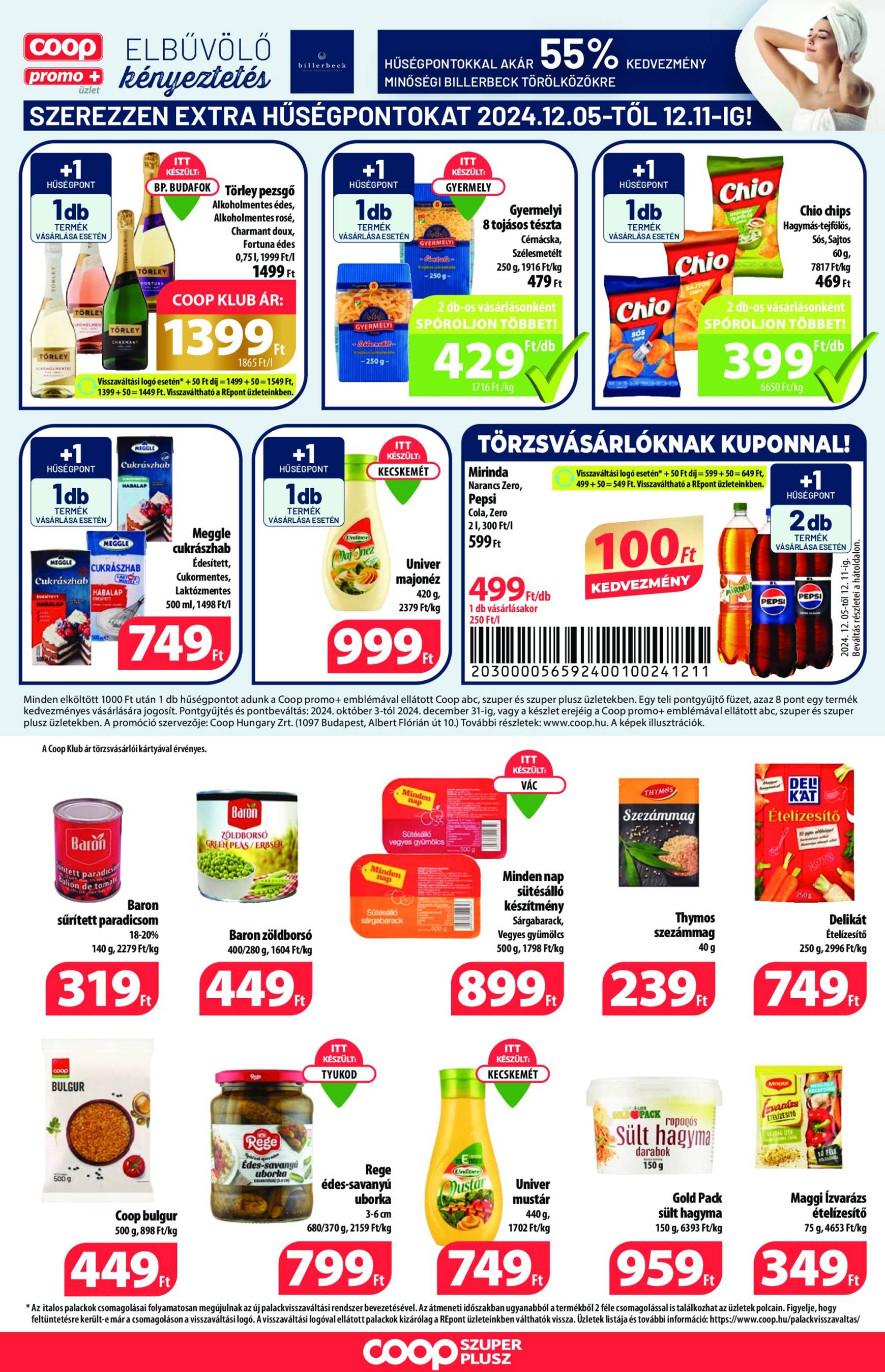 coop - Coop - Szuper Plusz akciós újság, érvényes 12.05. - 12.11. - page: 6