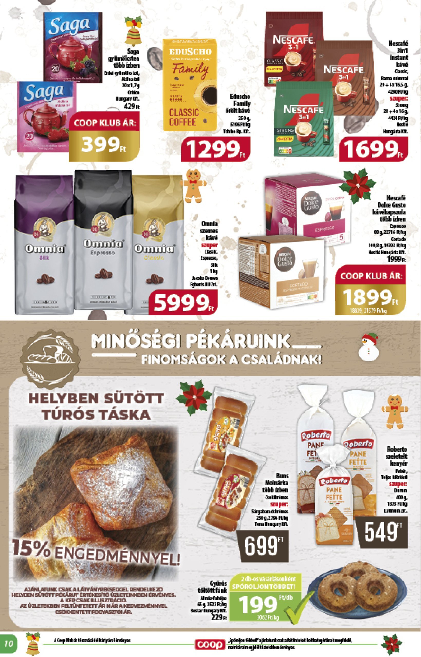 coop - Coop - Alföld akciós újság, érvényes 12.12. - 12.18. - page: 10