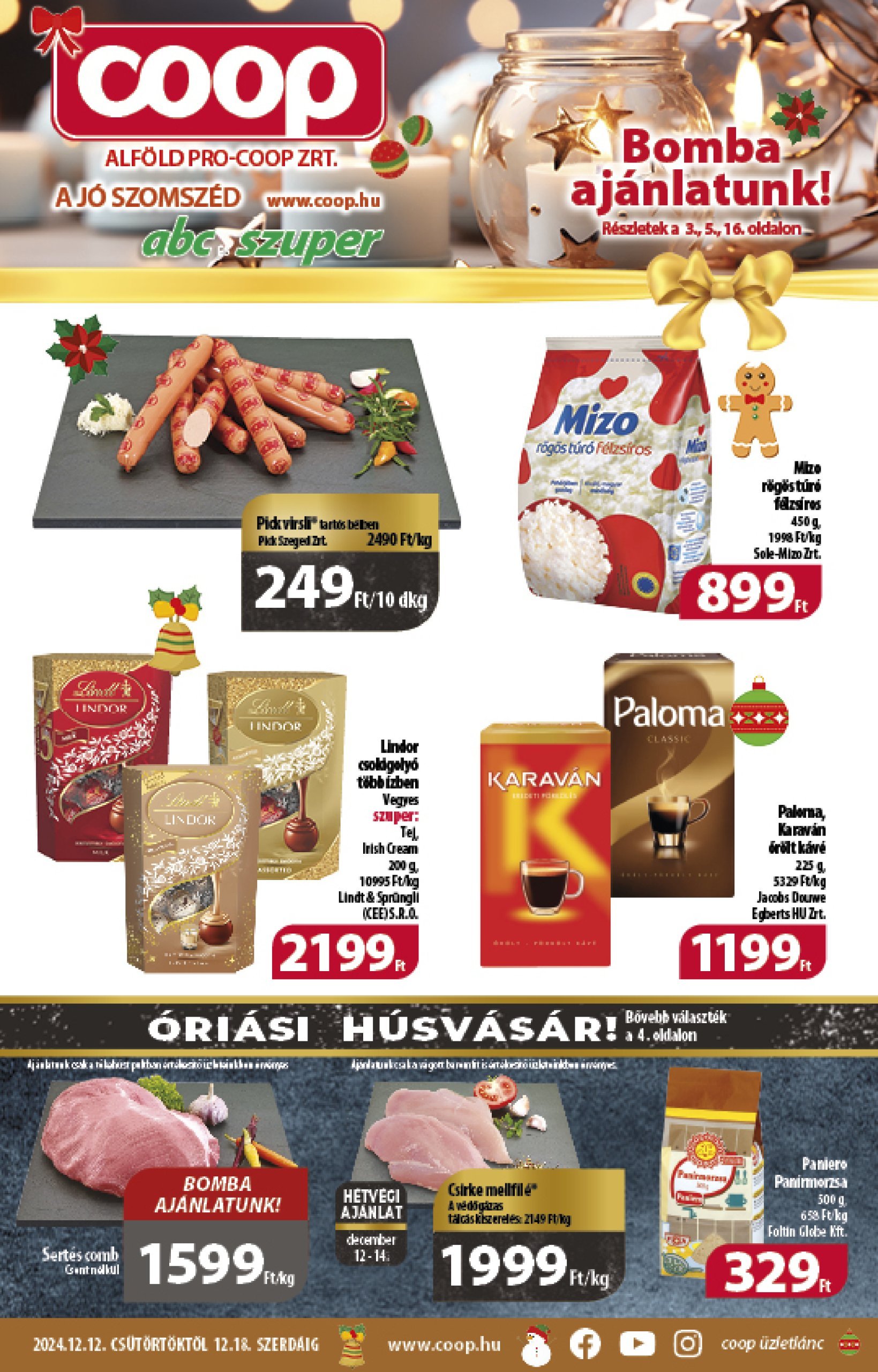 coop - Coop - Alföld akciós újság, érvényes 12.12. - 12.18.