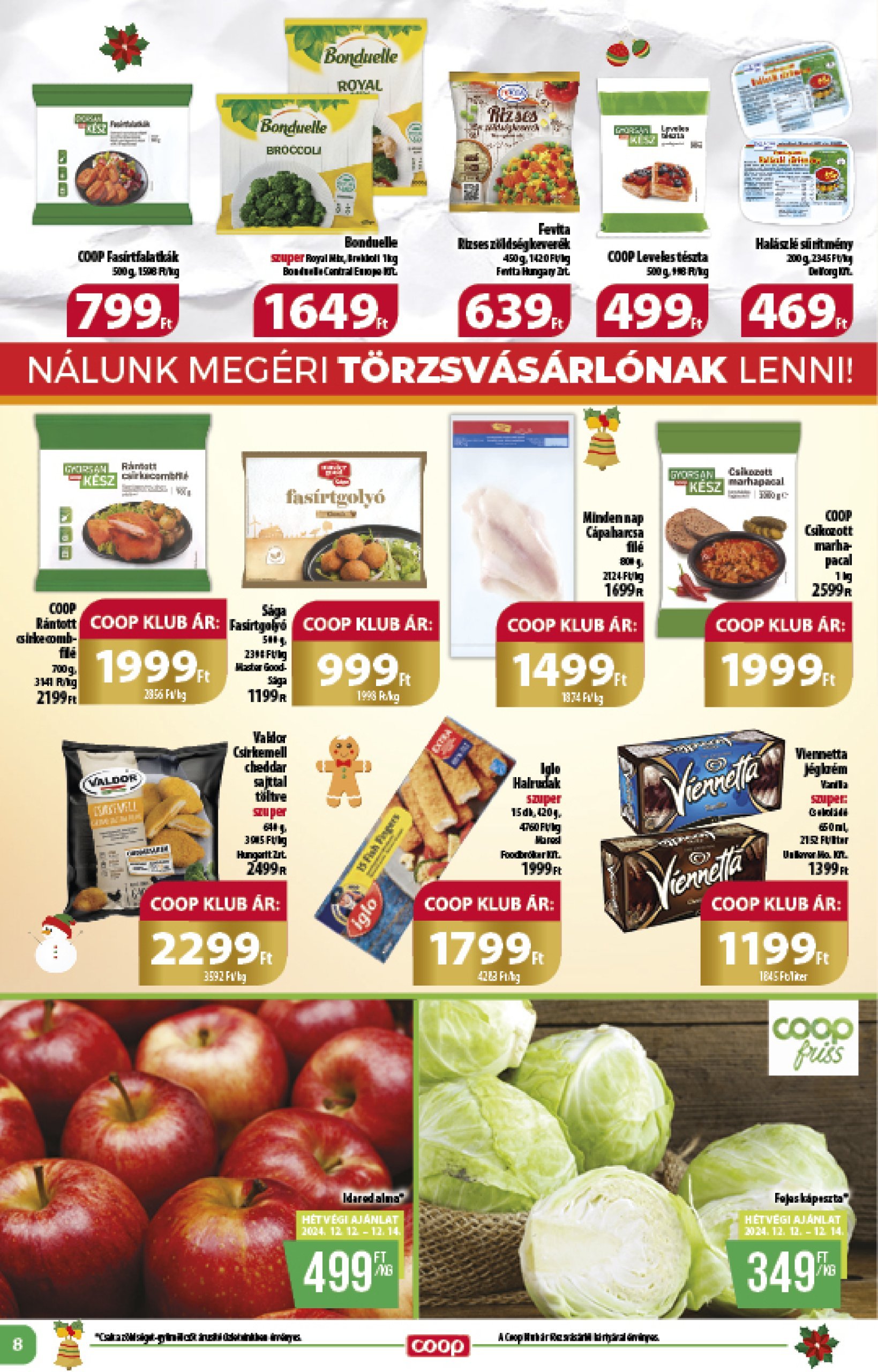 coop - Coop - Alföld akciós újság, érvényes 12.12. - 12.18. - page: 8