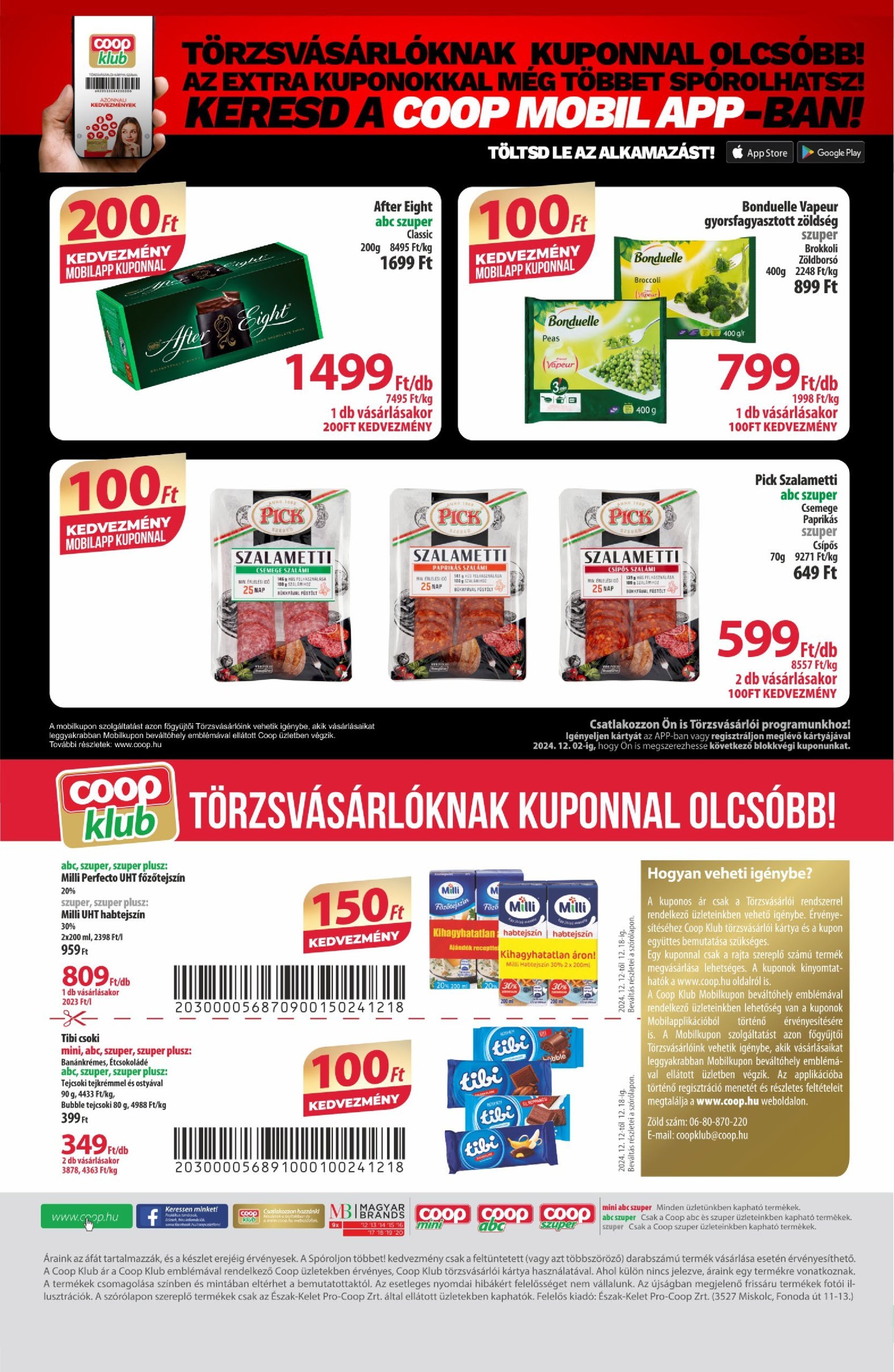 coop - Coop - Eszak-Kelet akciós újság, érvényes 12.12. - 12.18. - page: 12