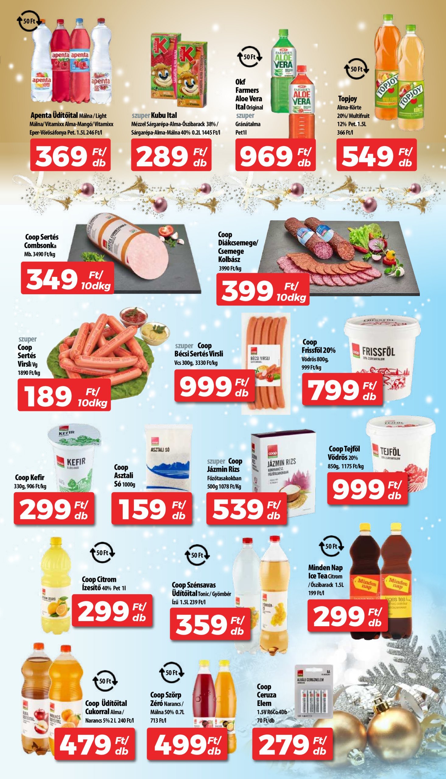 coop - Coop - Abc Szuper akciós újság, érvényes 12.12. - 12.31. - page: 13