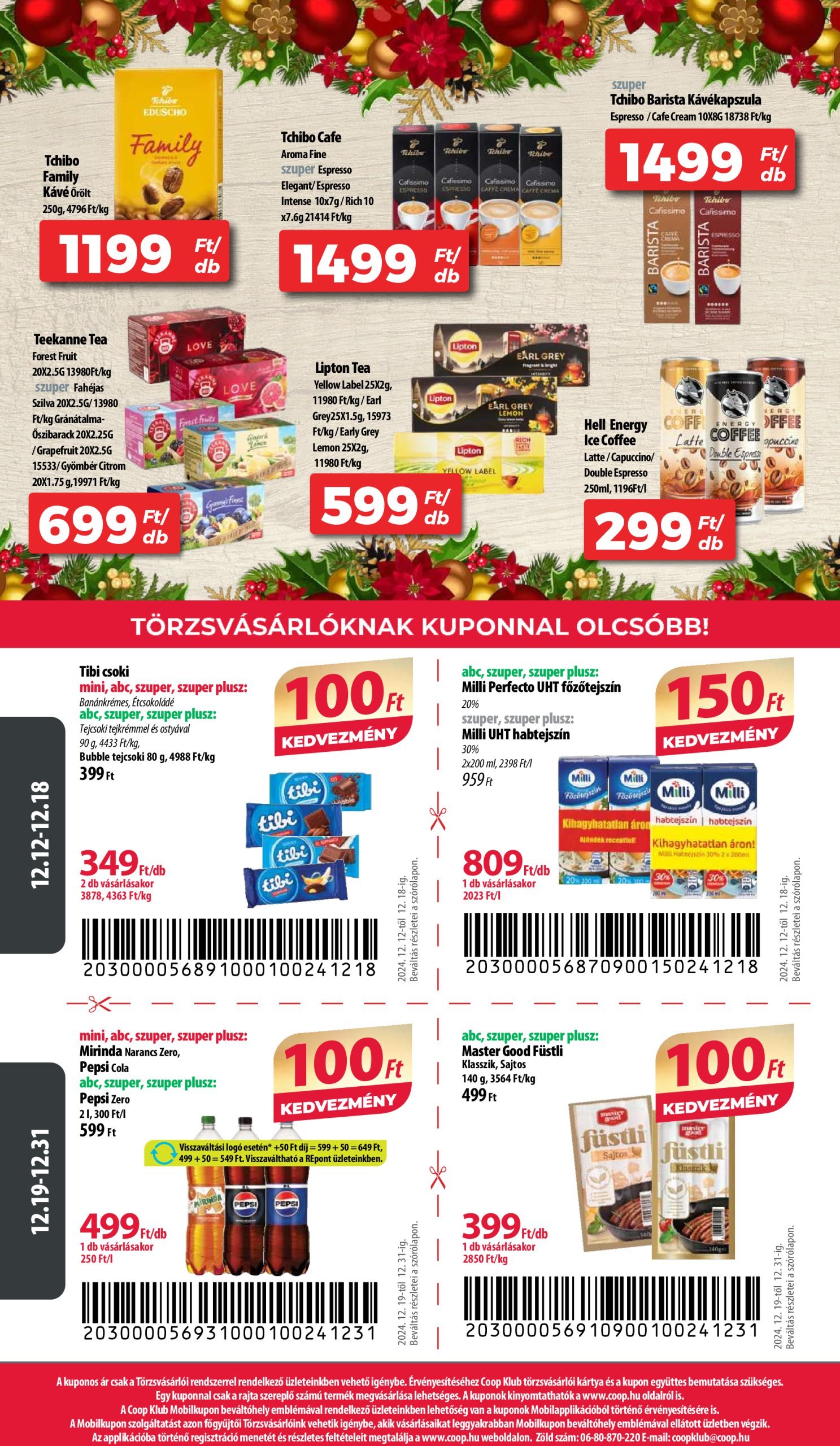 coop - Coop - Abc Szuper akciós újság, érvényes 12.12. - 12.31. - page: 16