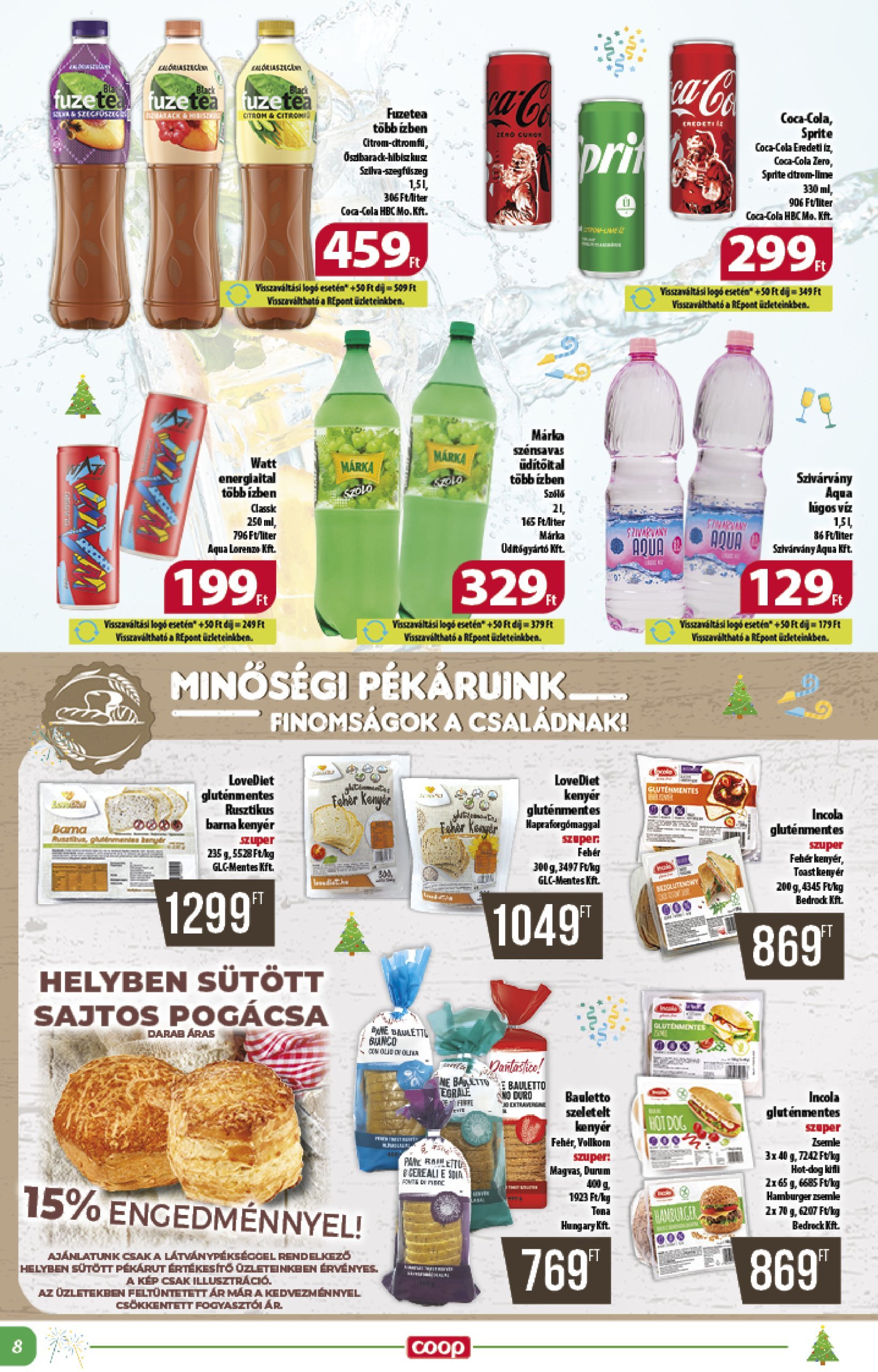 coop - Coop - Alföld akciós újság, érvényes 12.19. - 12.31. - page: 8