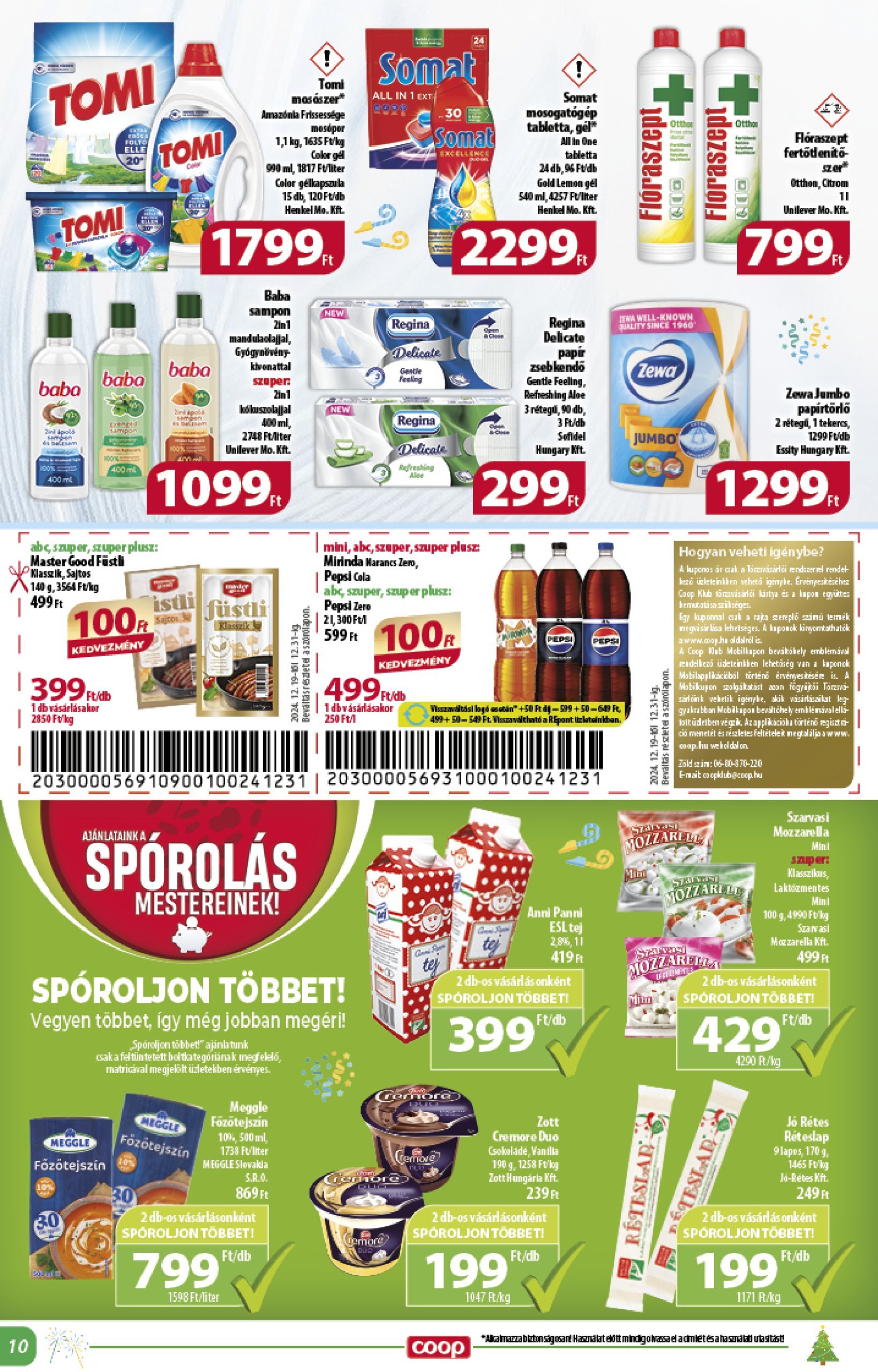 coop - Coop - Alföld akciós újság, érvényes 12.19. - 12.31. - page: 10