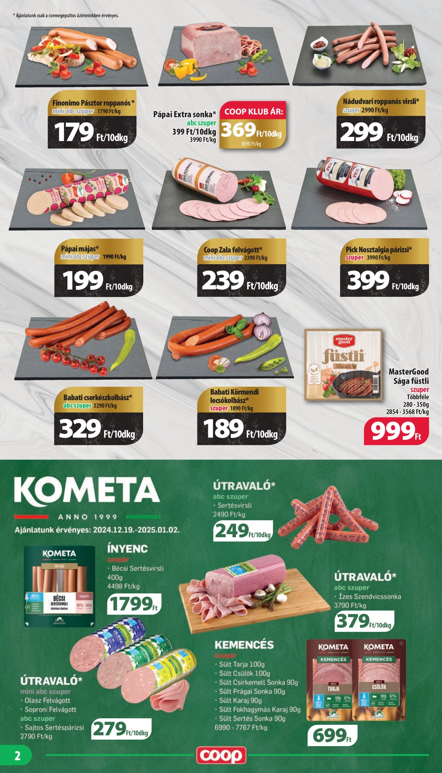 coop - Coop - Mecsek akciós újság, érvényes 12.19. - 12.31. - page: 2