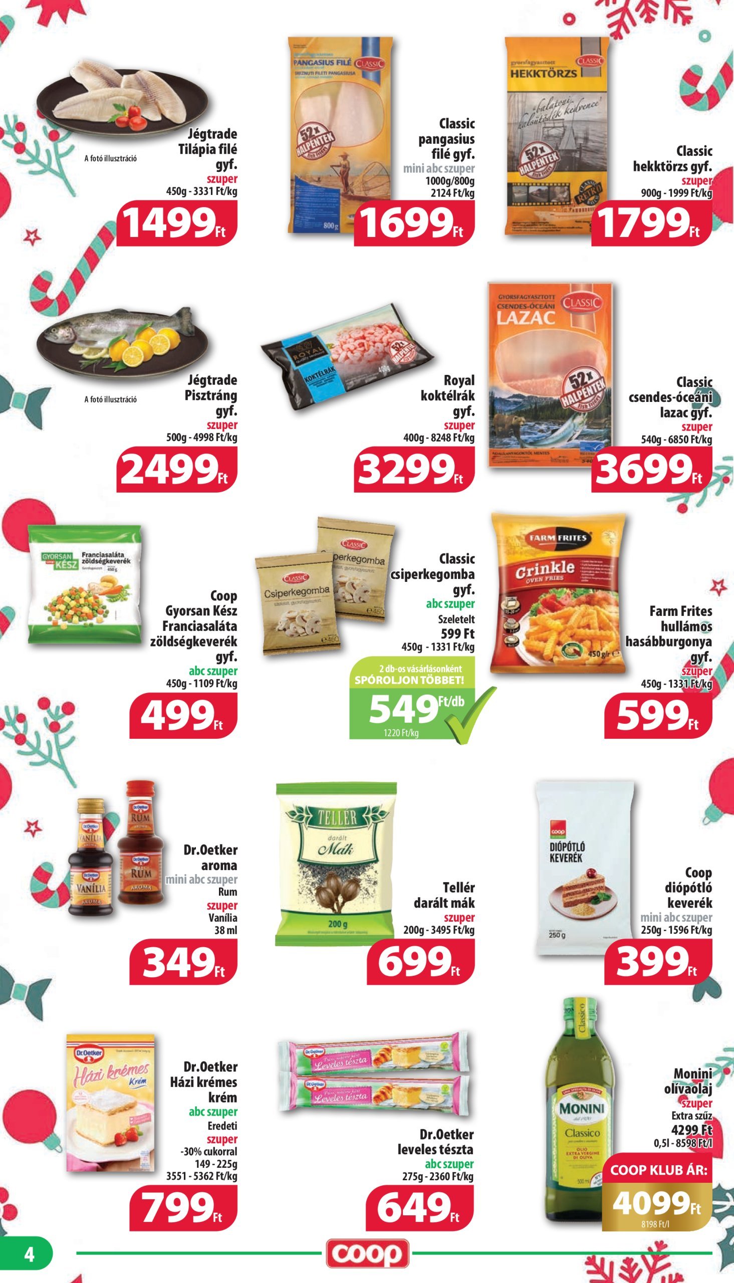 coop - Coop - Mecsek akciós újság, érvényes 12.19. - 12.31. - page: 4