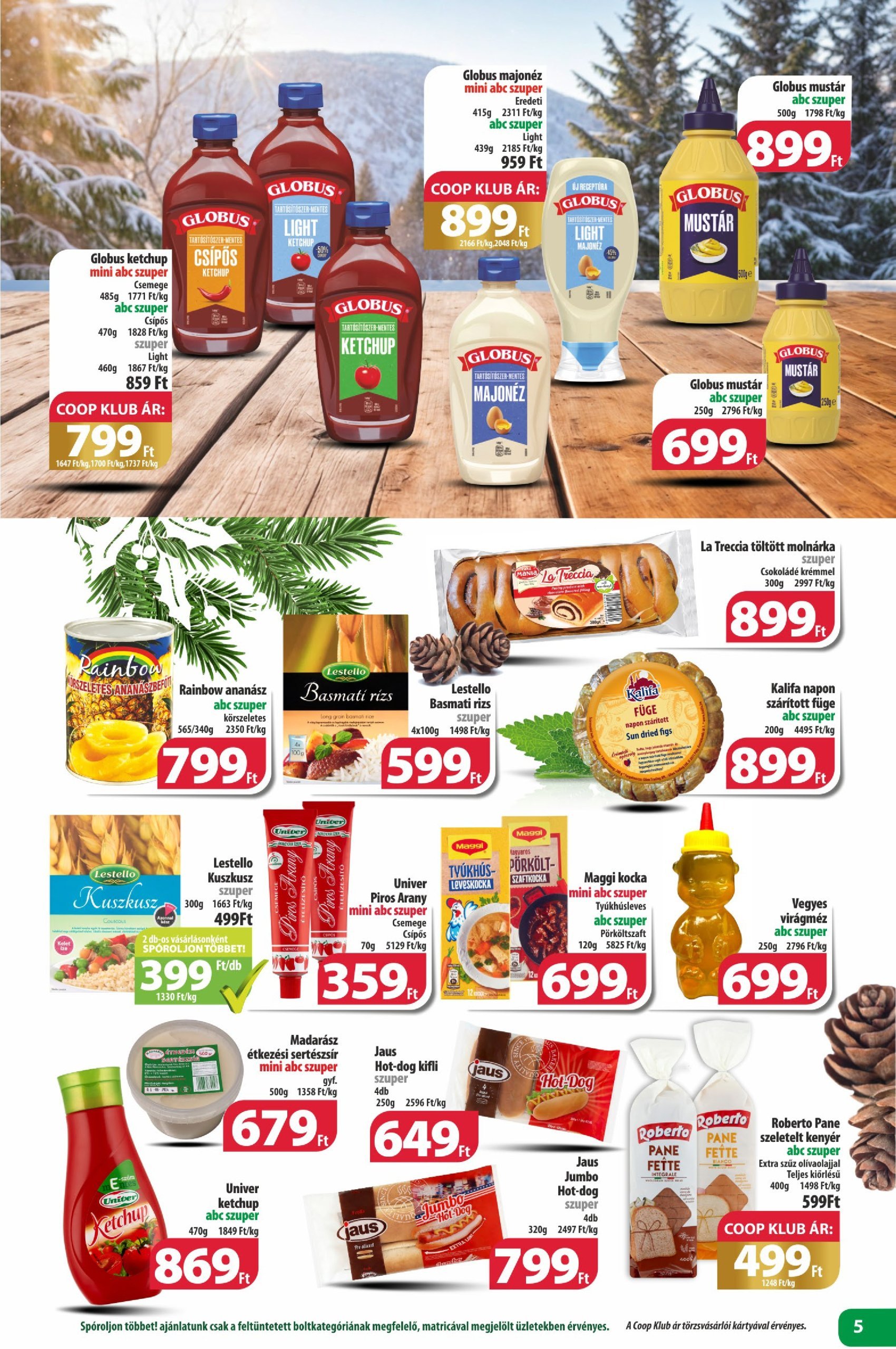 coop - Coop akciós újság, érvényes 12.19. - 12.31. - page: 5