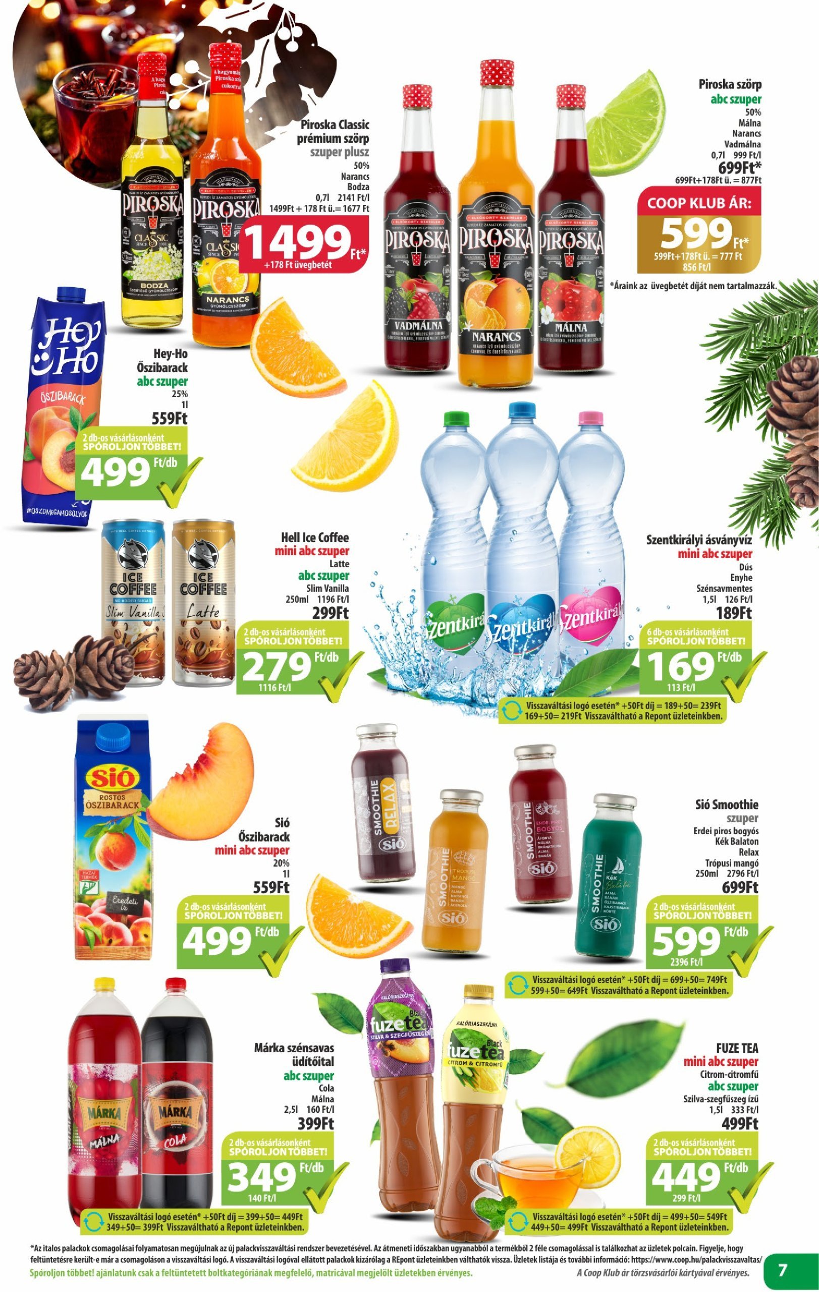 coop - Coop akciós újság, érvényes 12.19. - 12.31. - page: 7