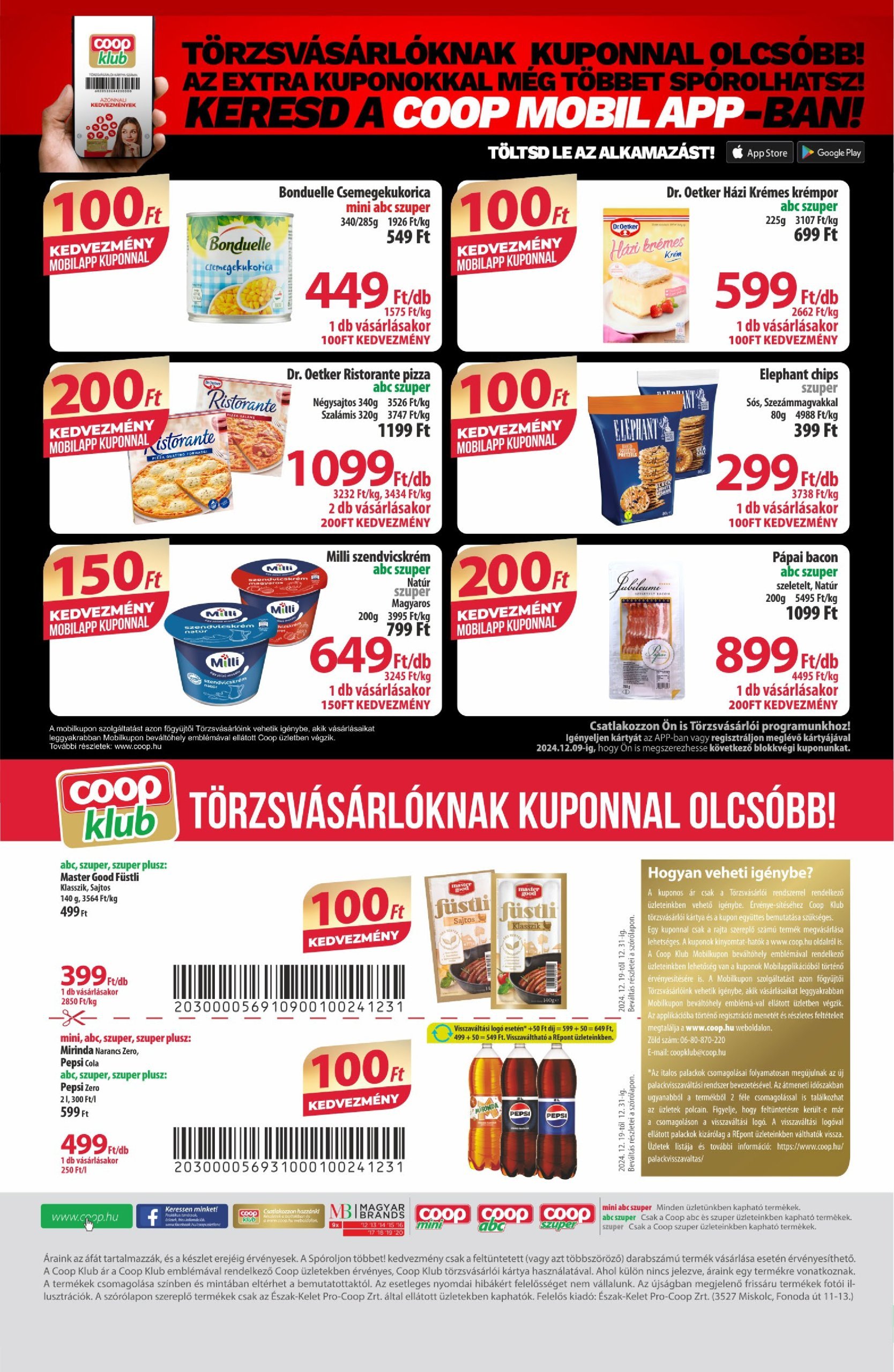 coop - Coop akciós újság, érvényes 12.19. - 12.31. - page: 12