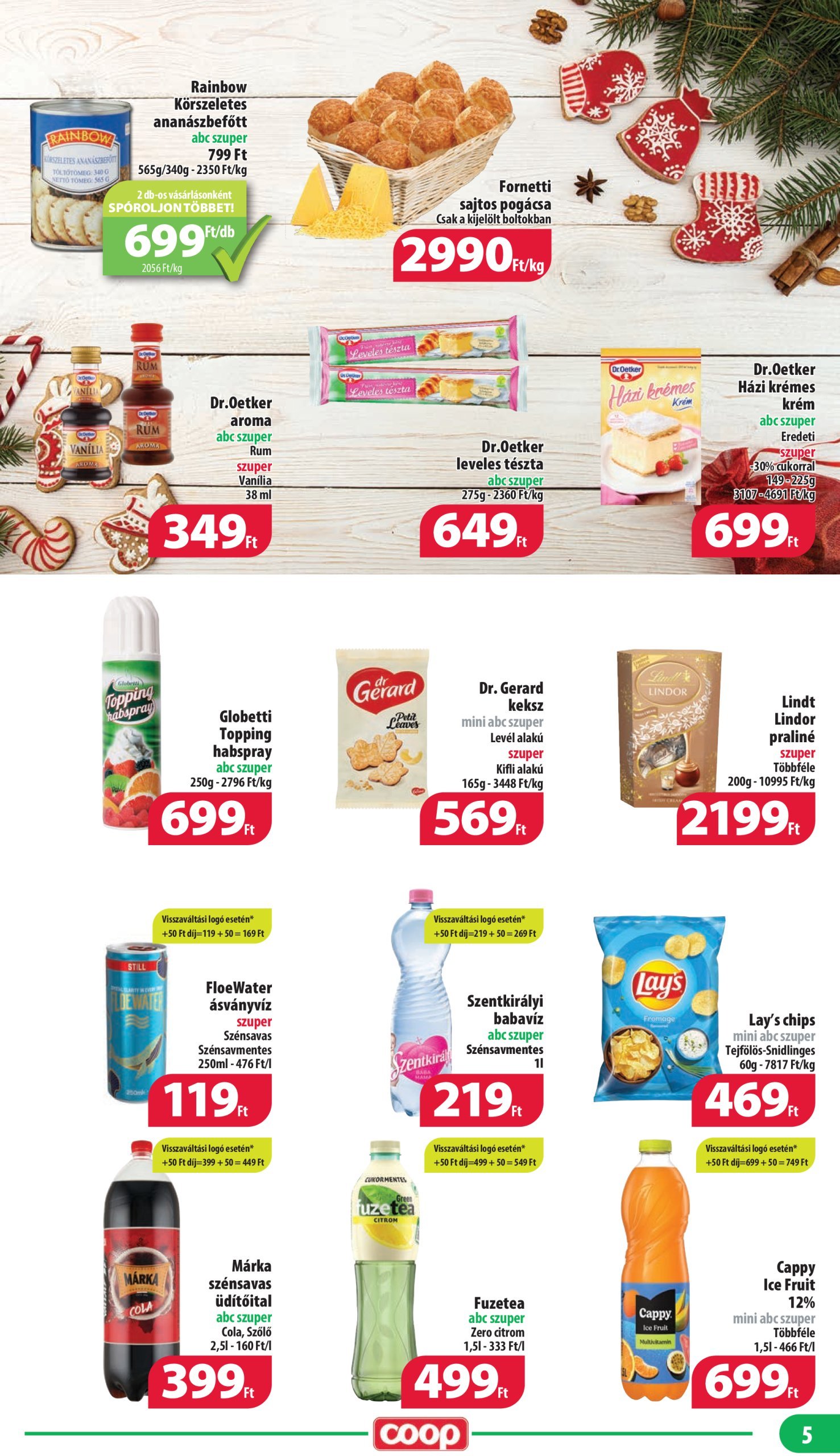 coop - Coop - Mini Abc Szuper akciós újság, érvényes 12.19. - 12.31. - page: 5