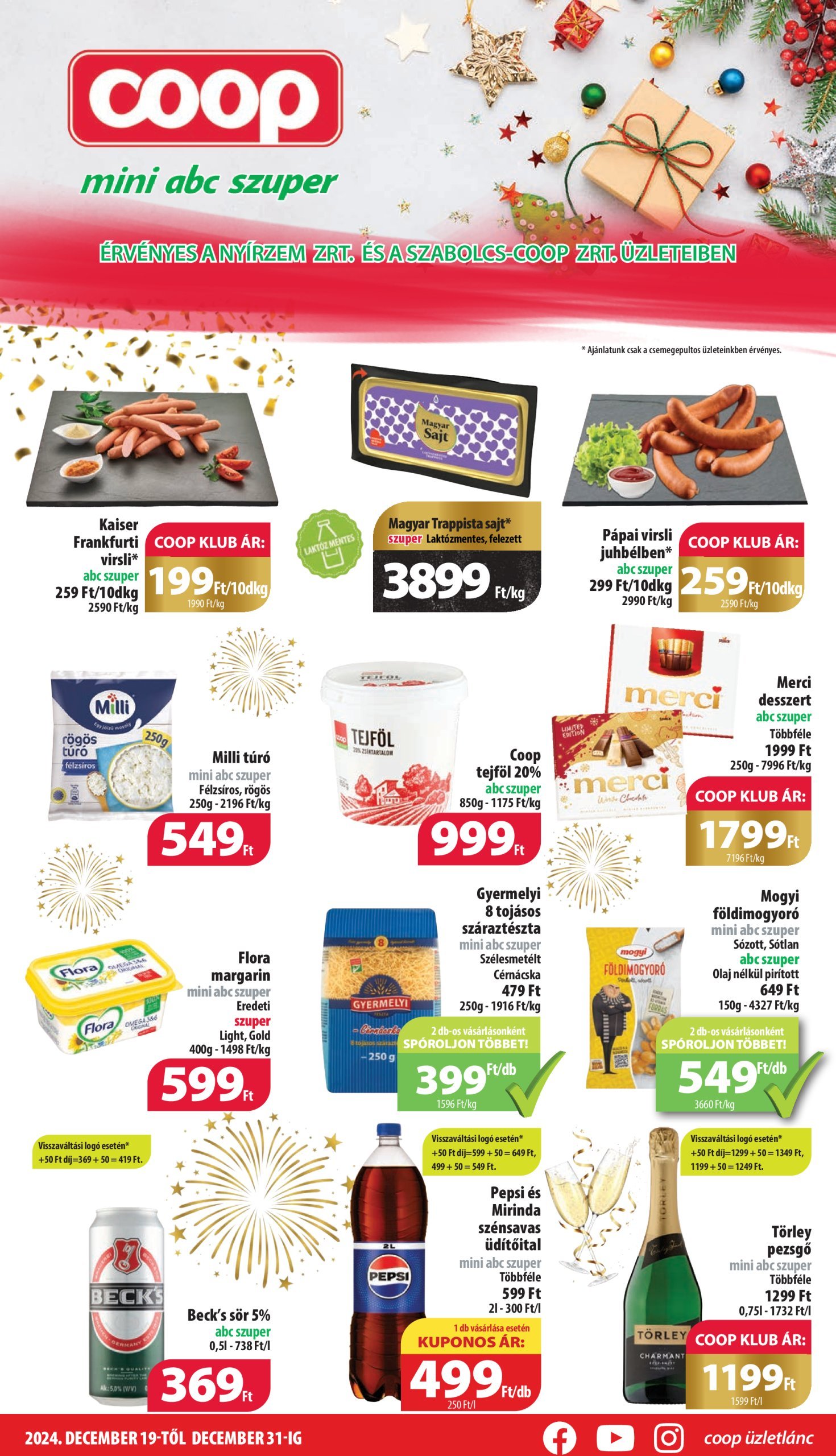 coop - Coop - Mini Abc Szuper akciós újság, érvényes 12.19. - 12.31.