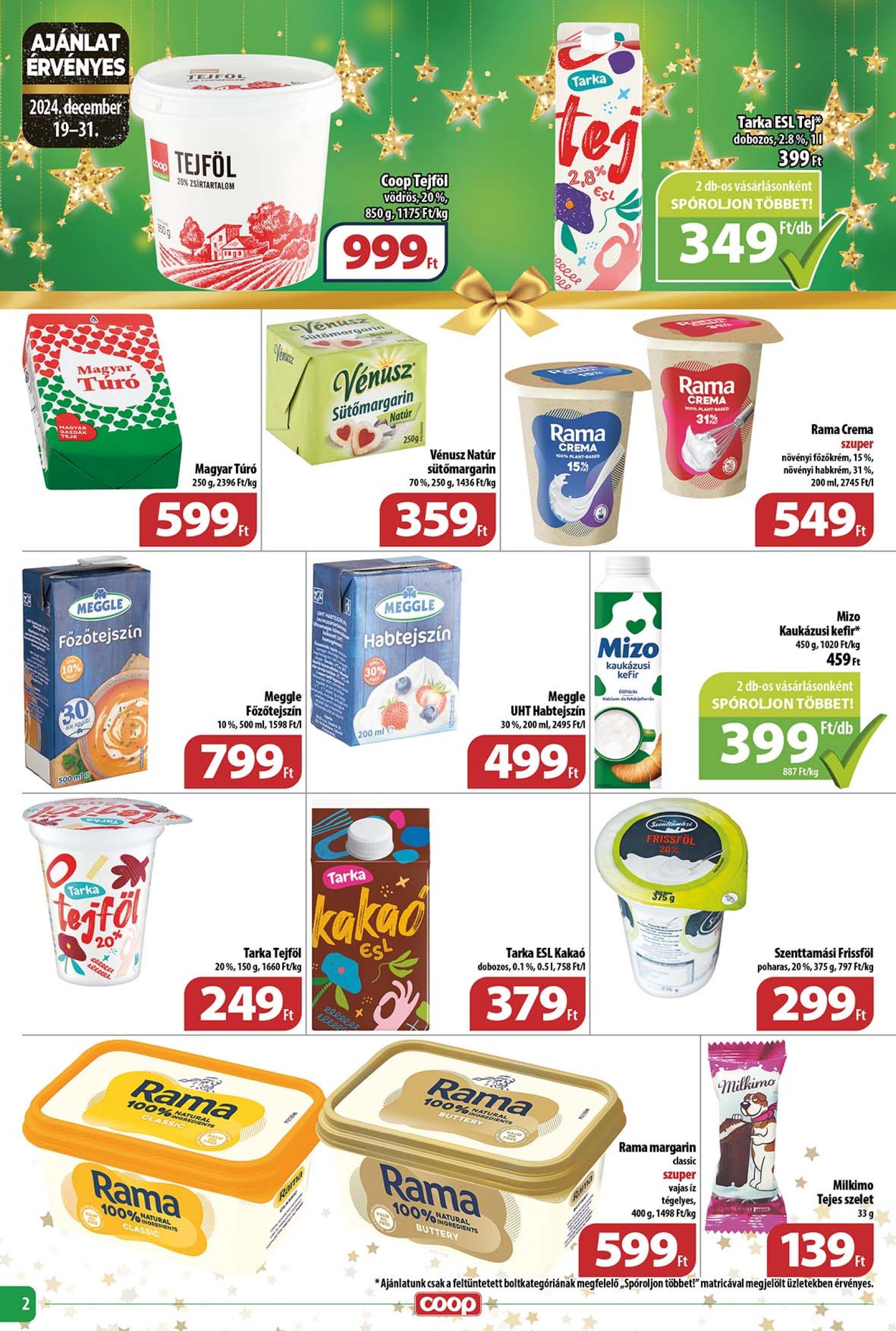 coop - Coop - Abc Szuper akciós újság, érvényes 12.19. - 12.23. - page: 2